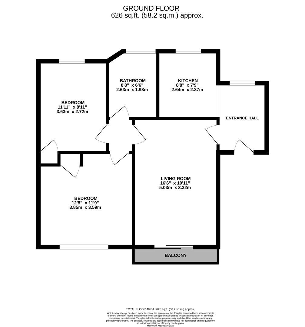 526B, Old London Road, Hastings floorplan