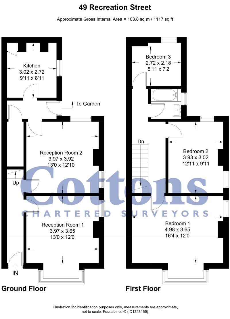 49, Recreation Street, Nottingham floorplan