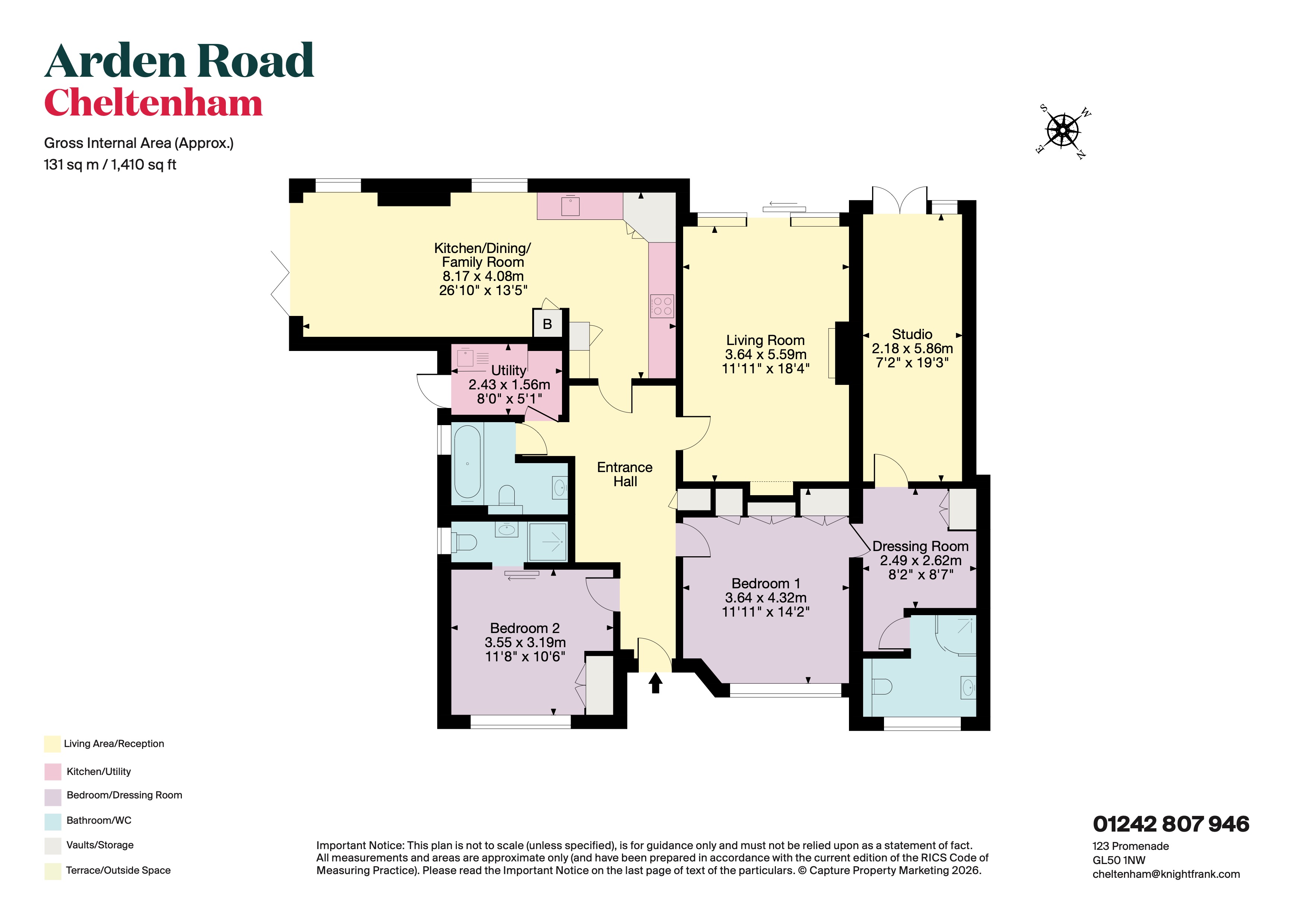 2, Arden Road, Cheltenham floorplan
