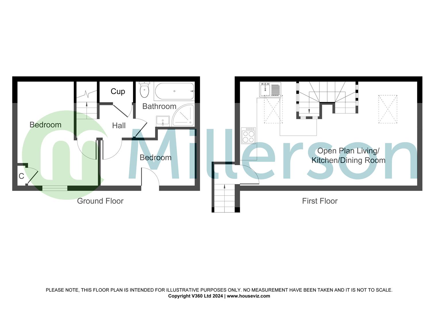Captains Loft, 4, Bassett Court, Helston floorplan