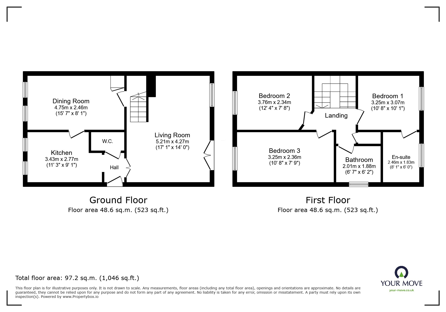 15A,, Ellingham Road, Hertfordshire floorplan