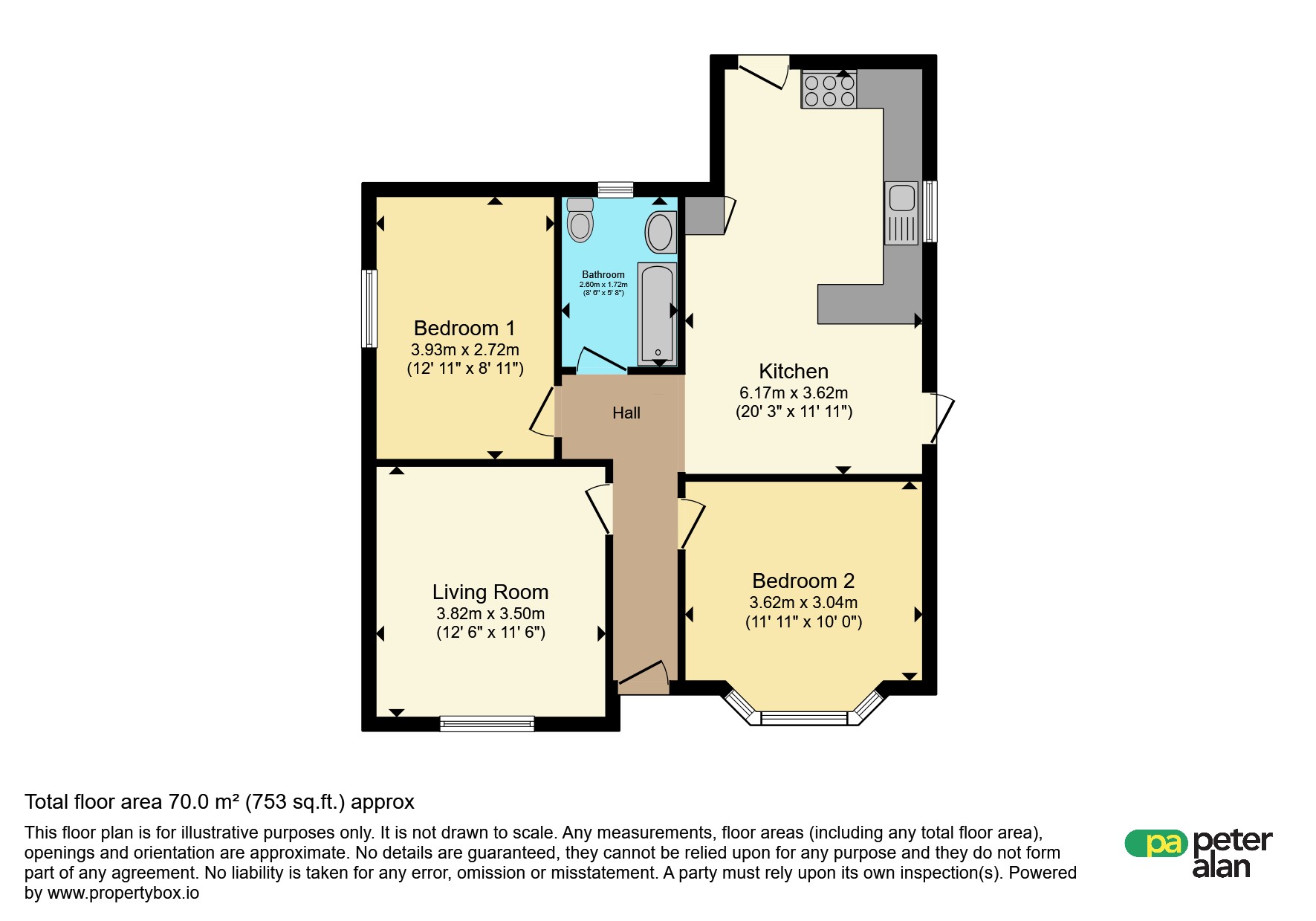 Comilla, Viaduct Road, Pontypool floorplan