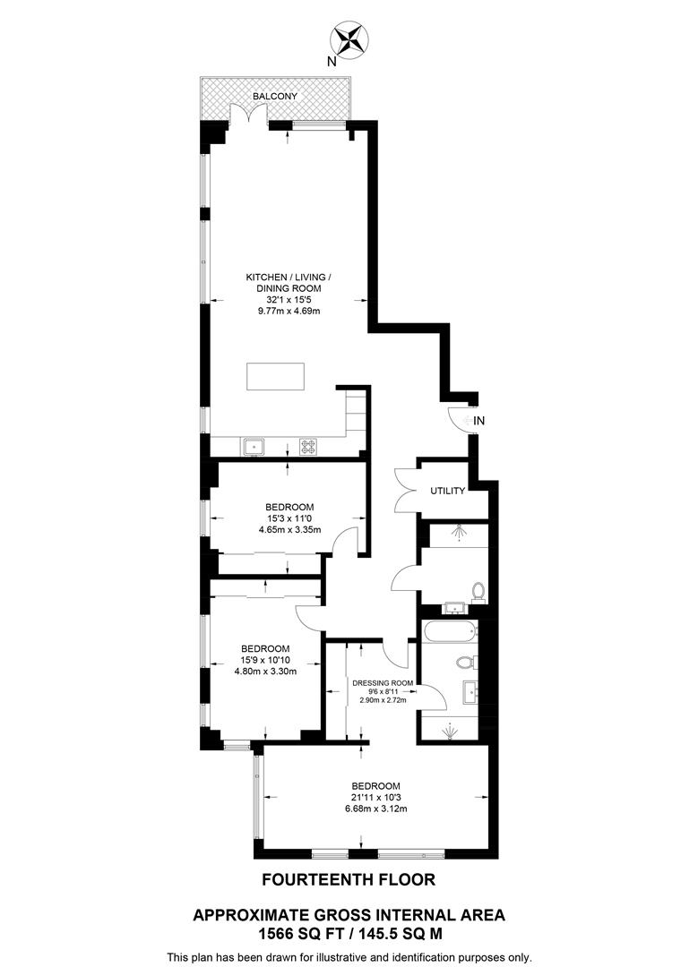 120 Kings Road, Reading floorplan