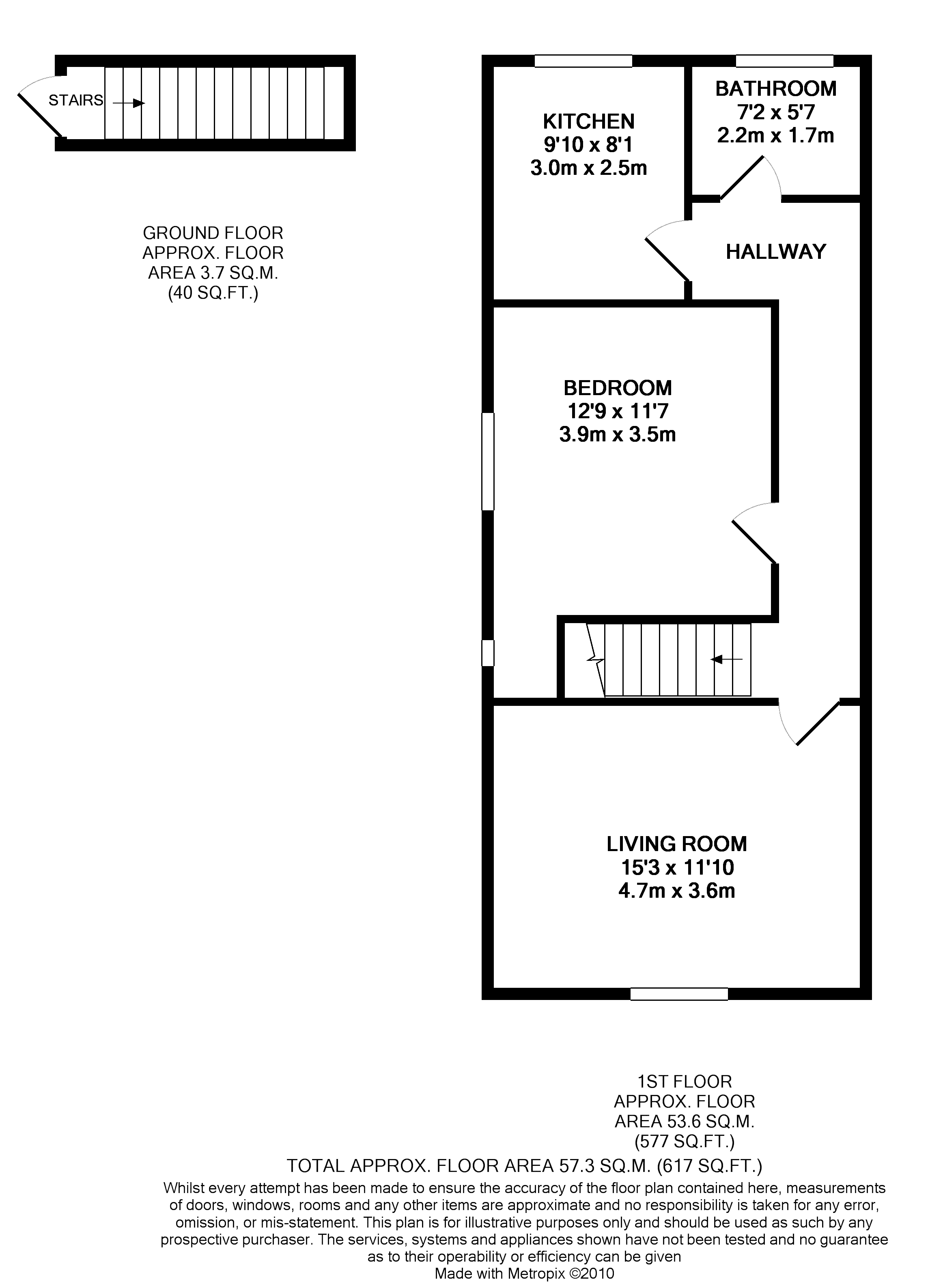 121a Queens Road, Beeston, Nottingham floorplan