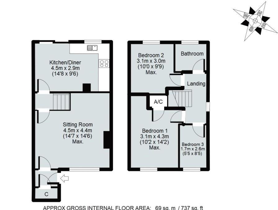 3 Bedrooms Semi-detached house for sale in Roundham Close, Kidlington OX5