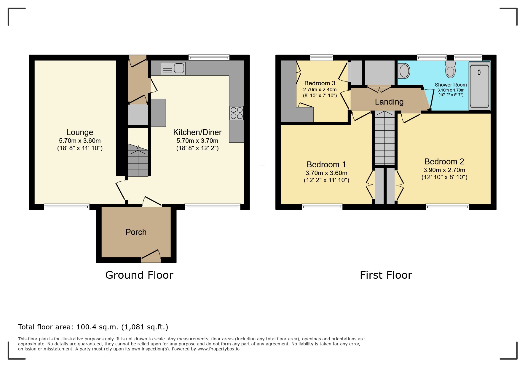 34, Ettrick Way, Glenrothes floorplan