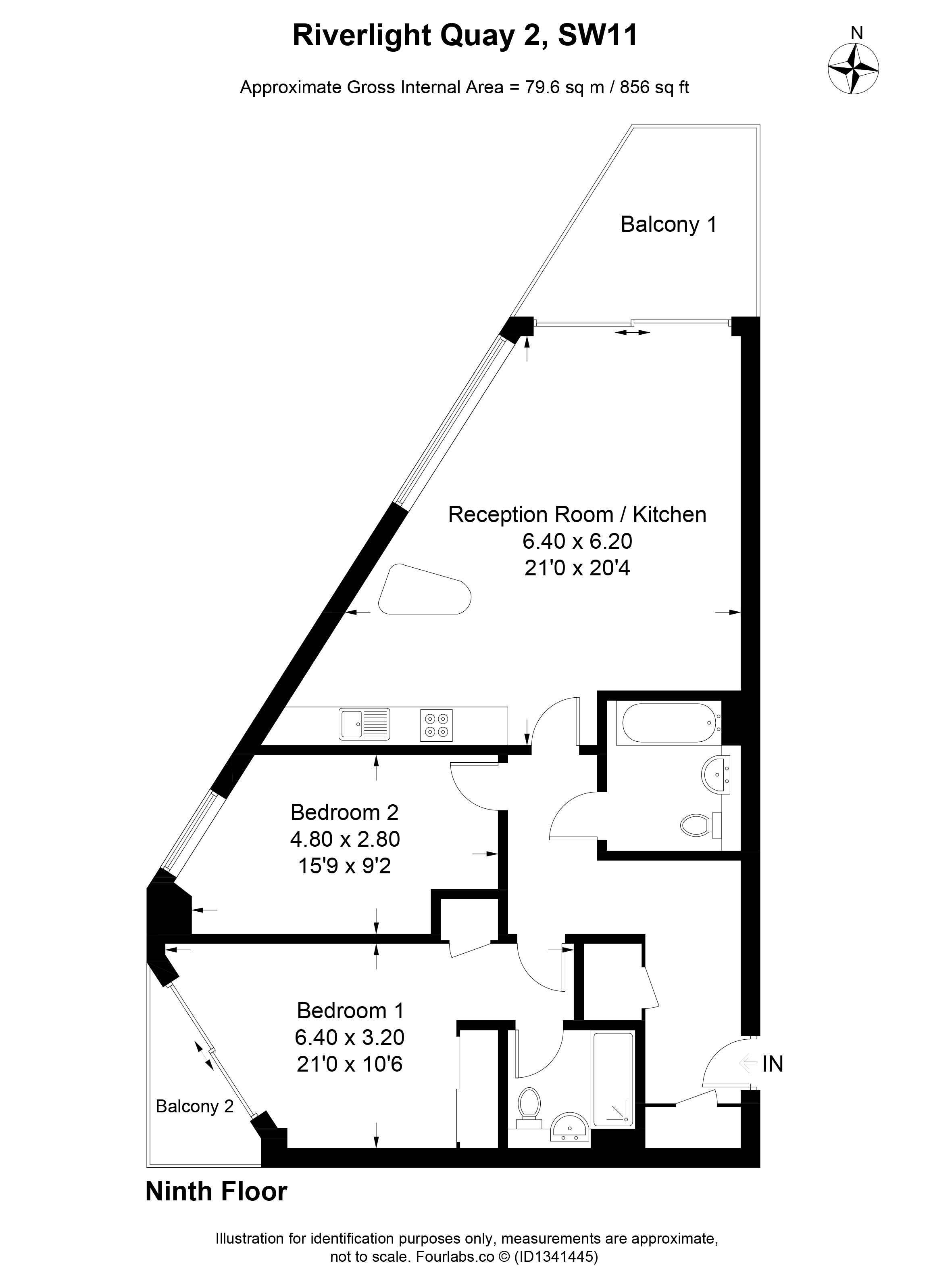 Riverlight Quay, London floorplan