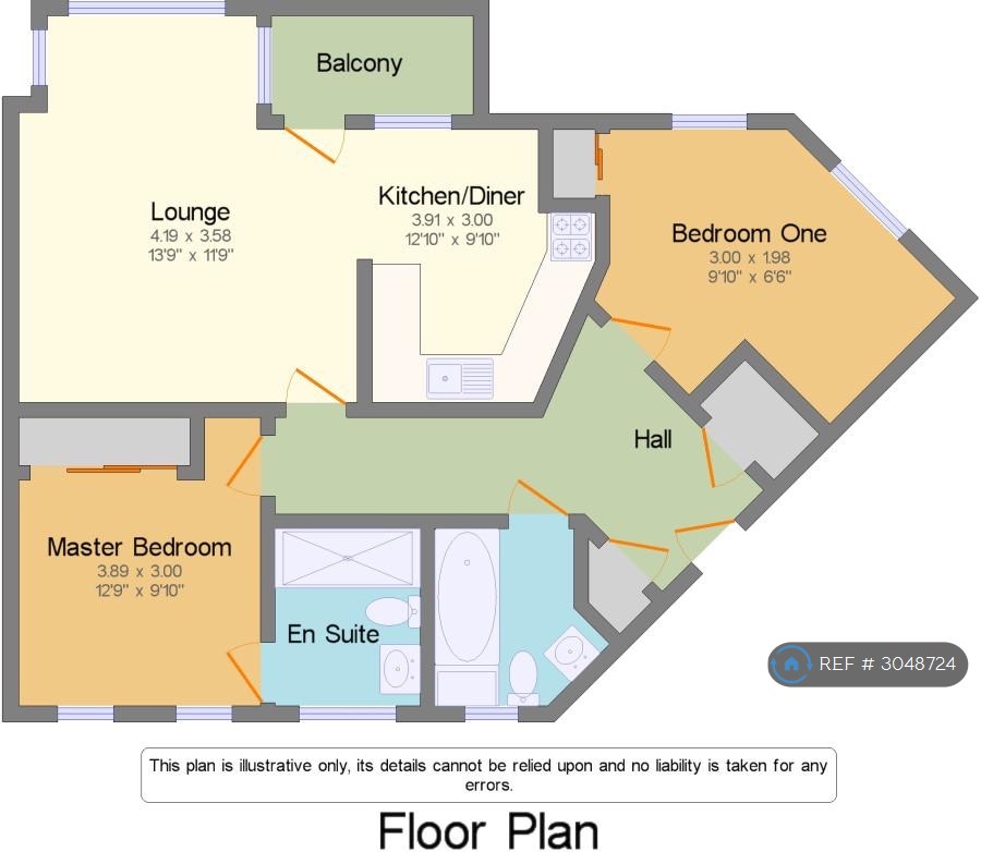 Flat, Keepers Court Raven Drive, Maidenhead floorplan