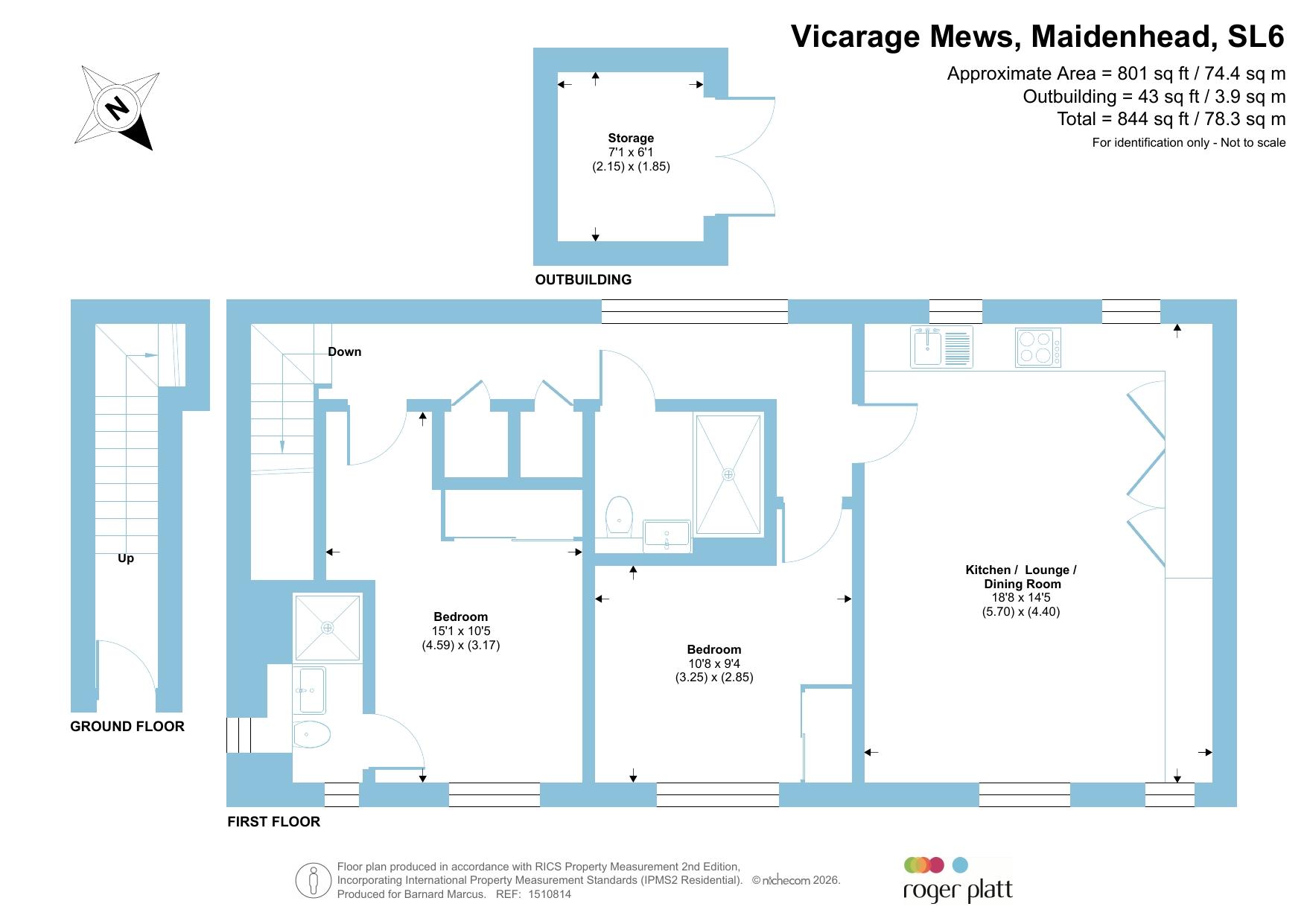 5, Vicarage Mews, Maidenhead floorplan