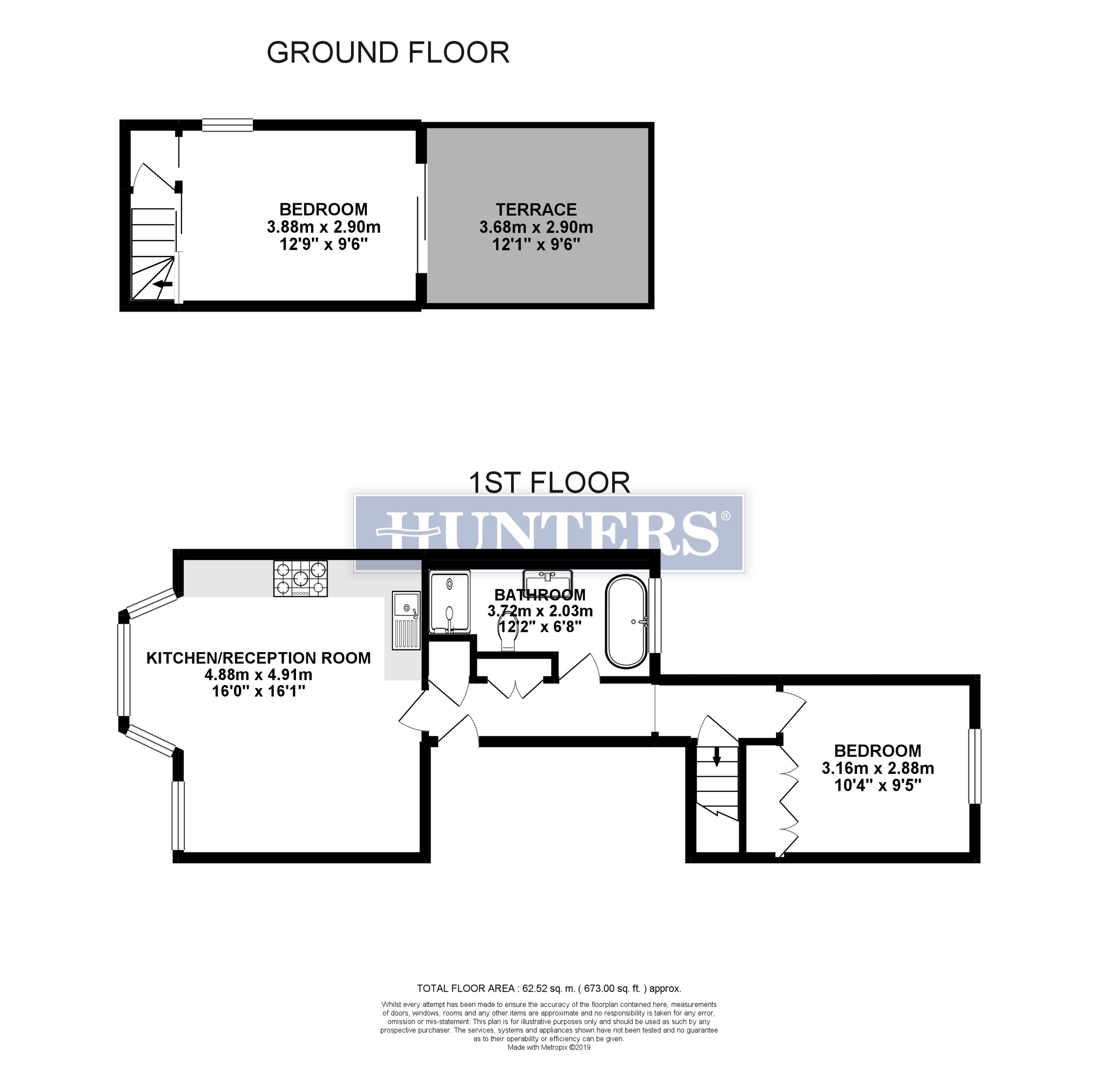 2 Bedrooms Flat for sale in Sherriff Road, London NW6