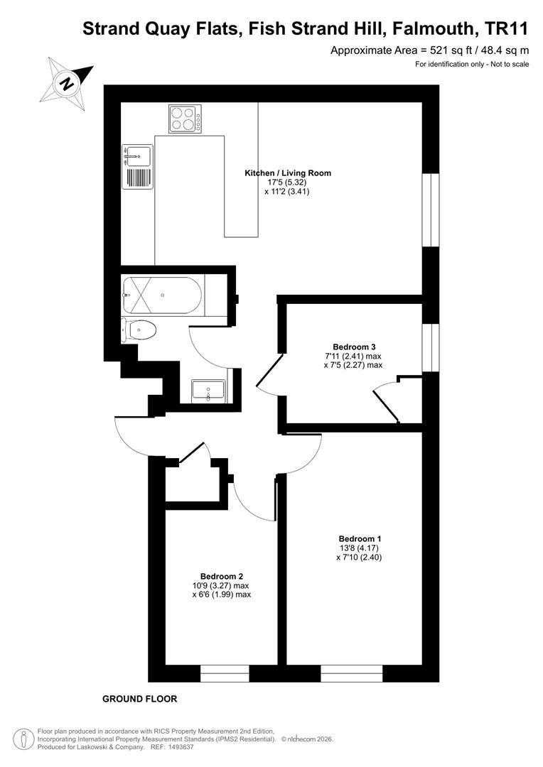 2 Strand Quay Flats, Fish Strand Hill, Falmouth floorplan