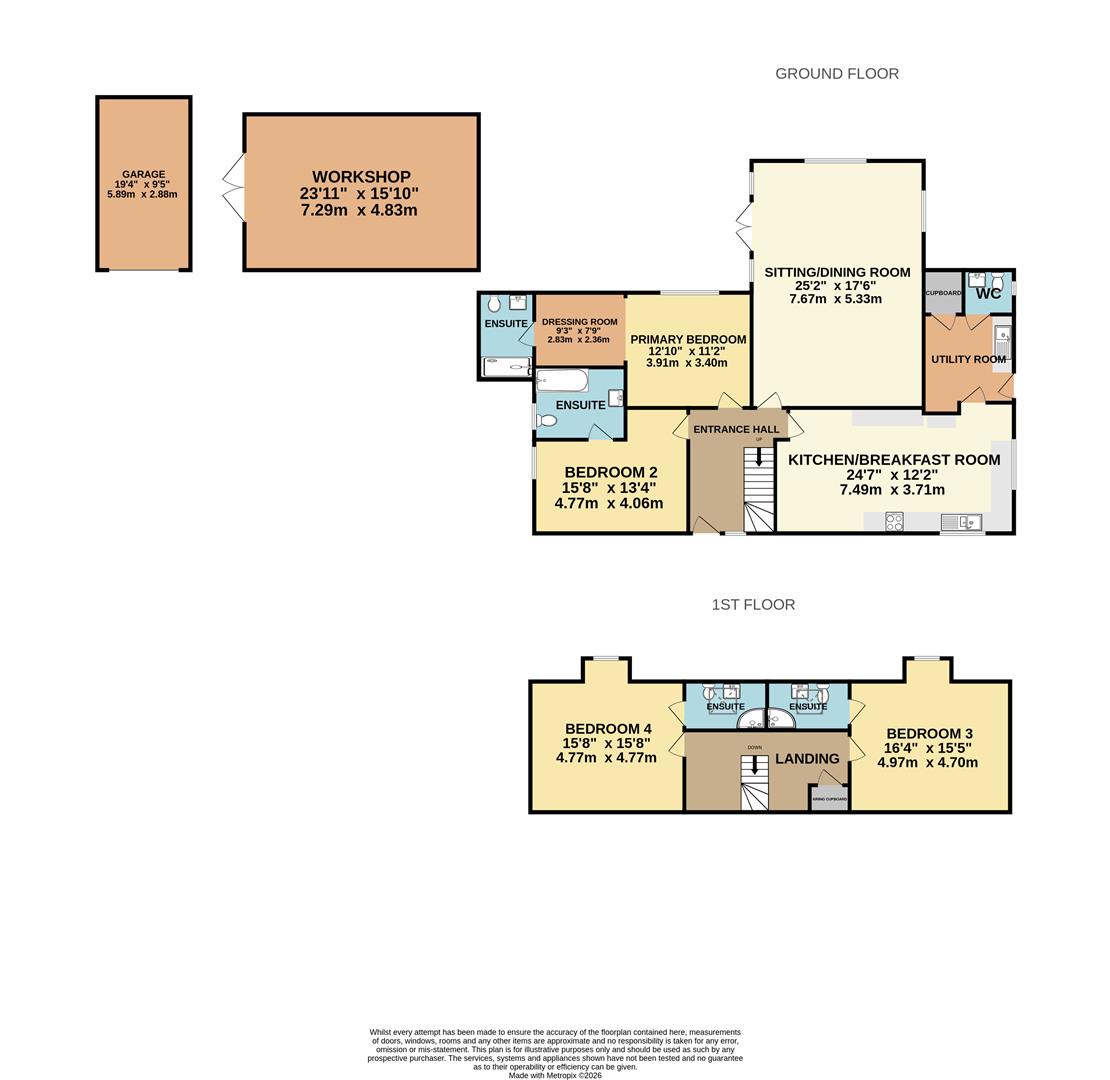24, Grange Walk, Norwich floorplan