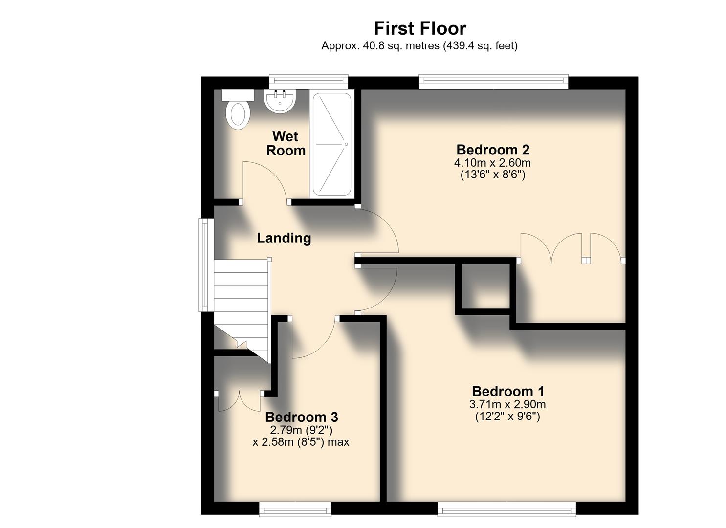 37, Shakespeare Road, Plymouth floorplan