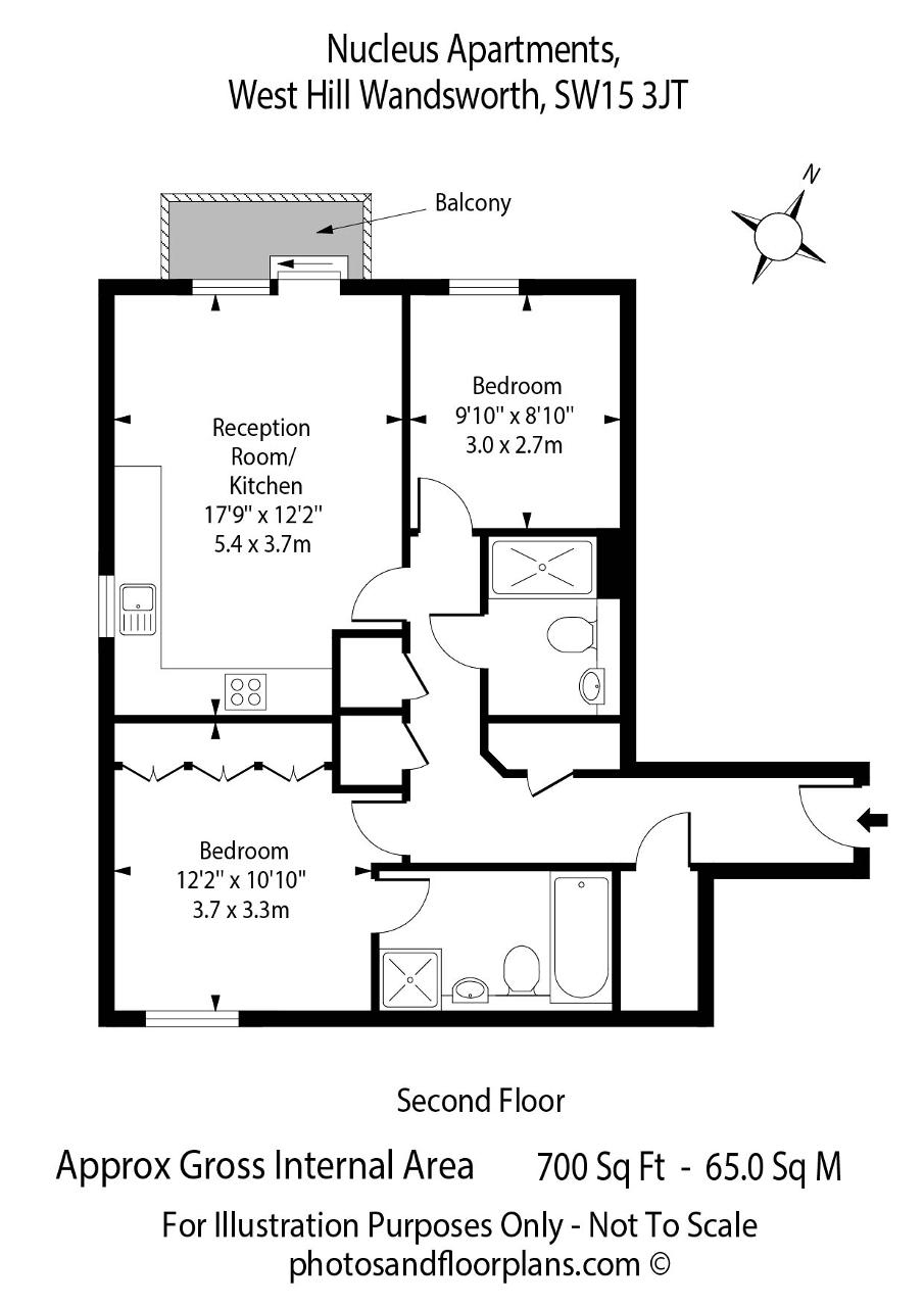 204, West Hill, London floorplan