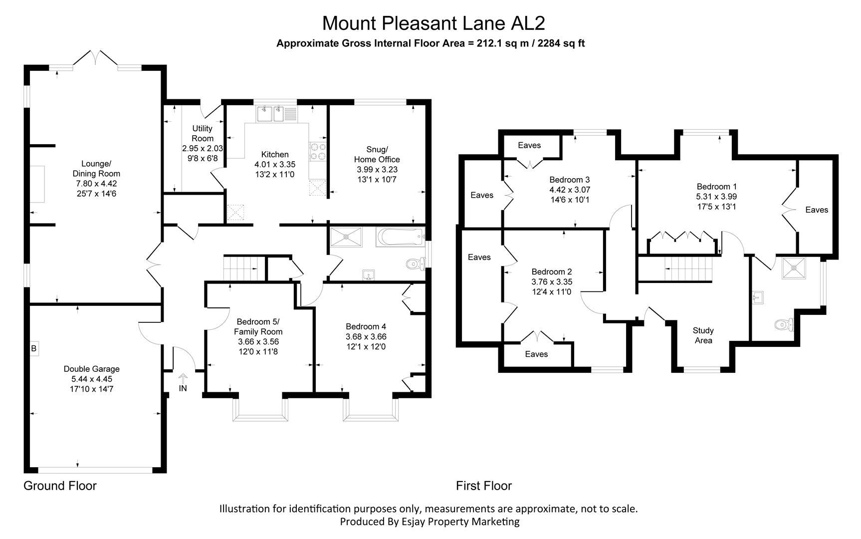135, Mount Pleasant Lane, St. Albans floorplan