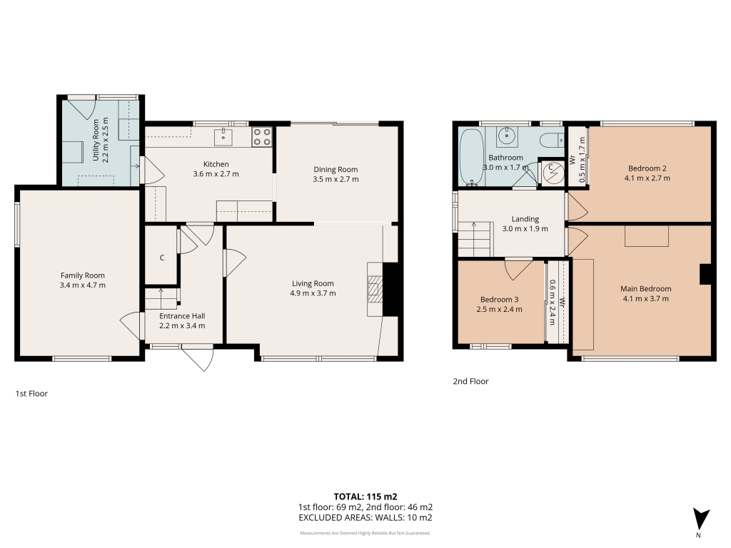 33, Byron Close, Chester-le-Street floorplan