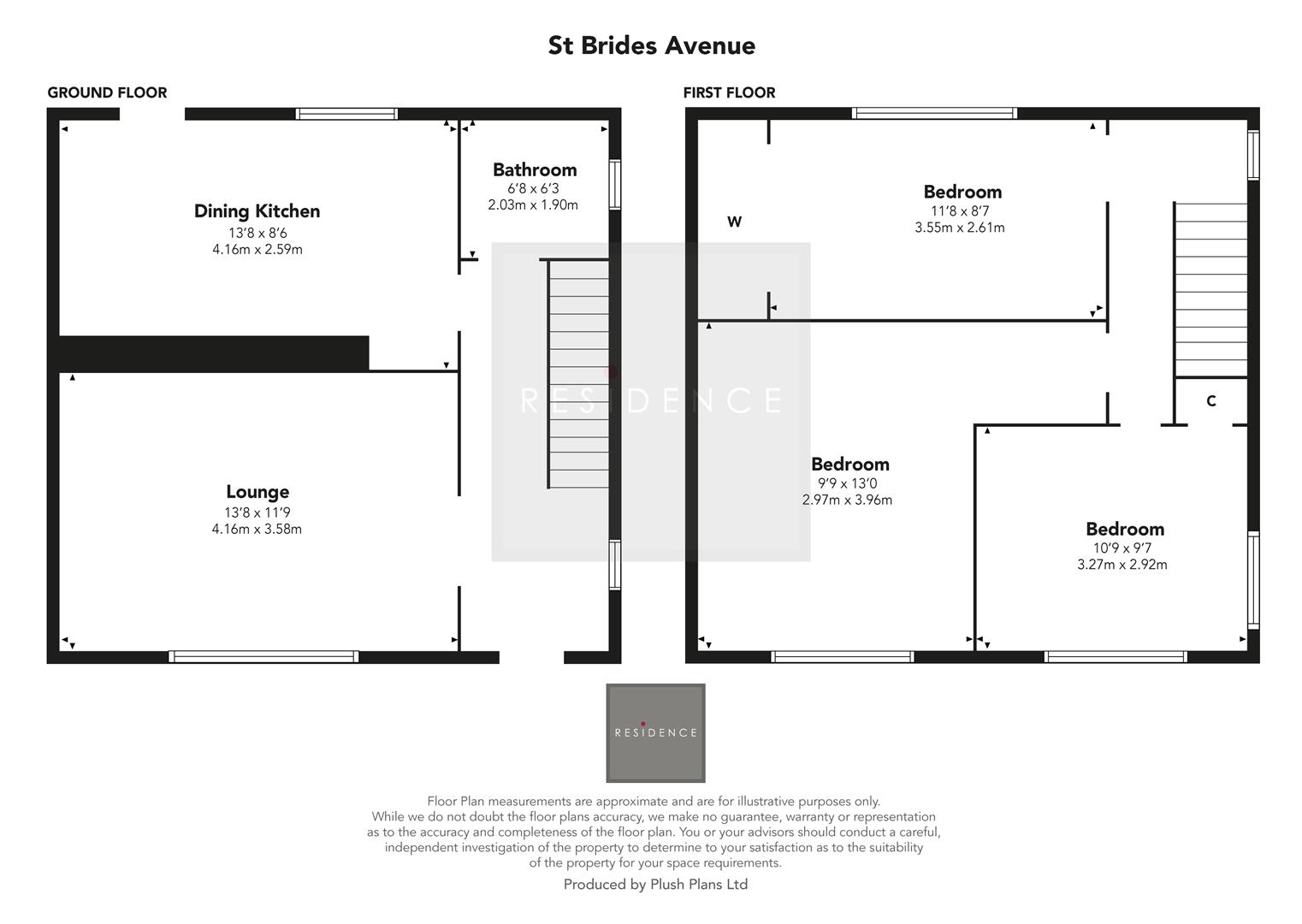 50, St. Brides Avenue, Glasgow floorplan