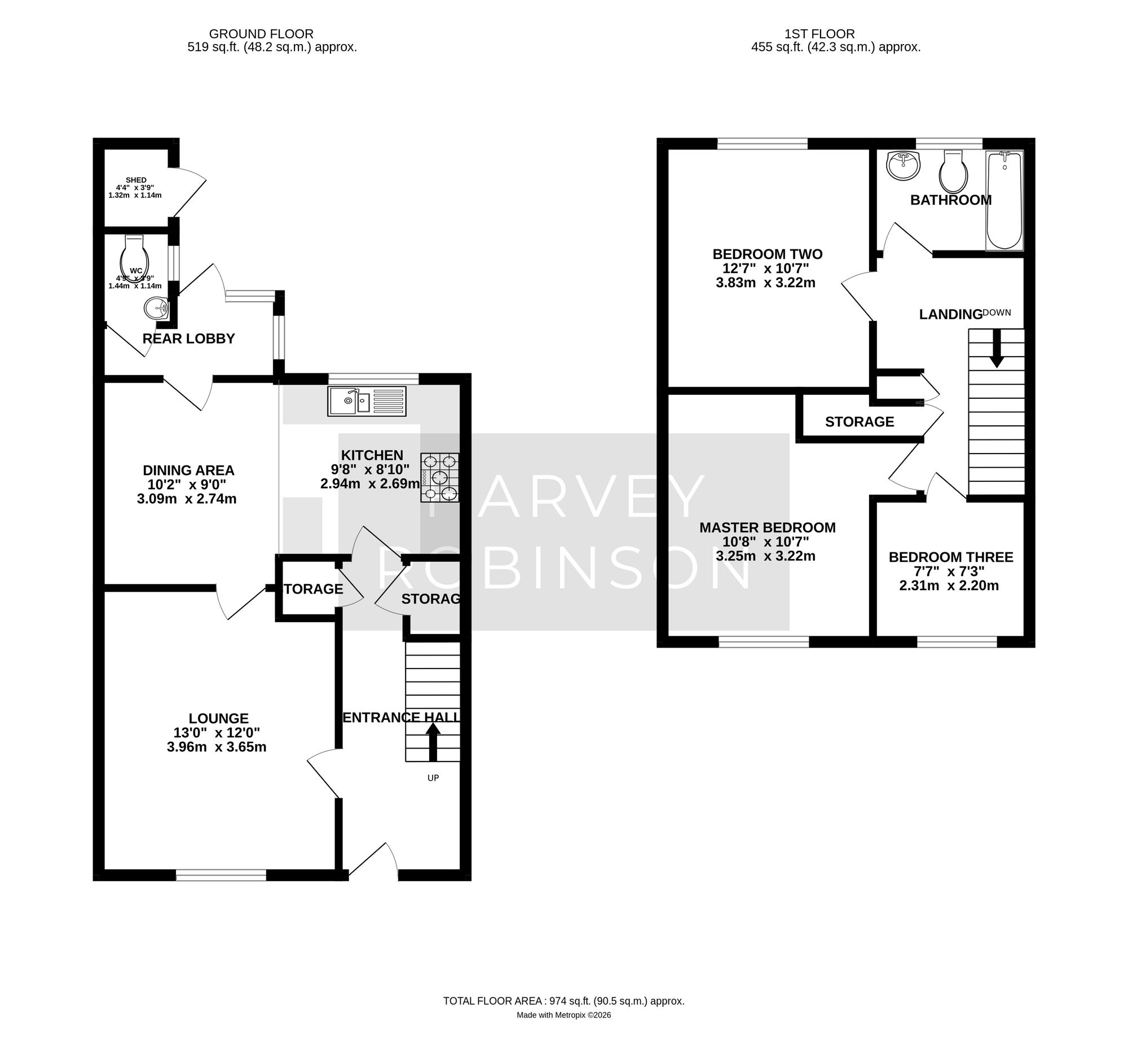 35 Whitehall Walk, St. Neots floorplan