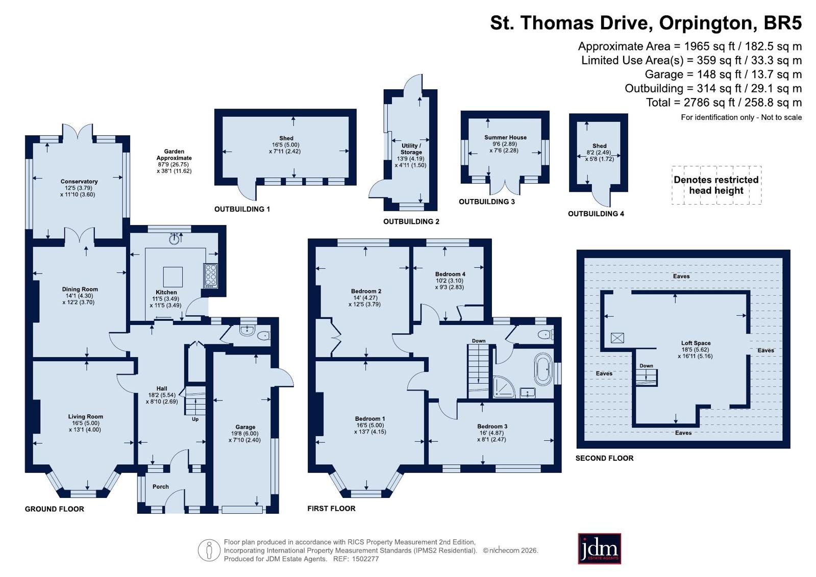 16, St. Thomas Drive, Orpington floorplan