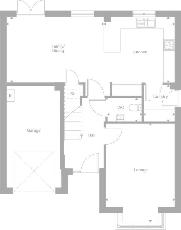 4 Bedrooms Detached house for sale in 