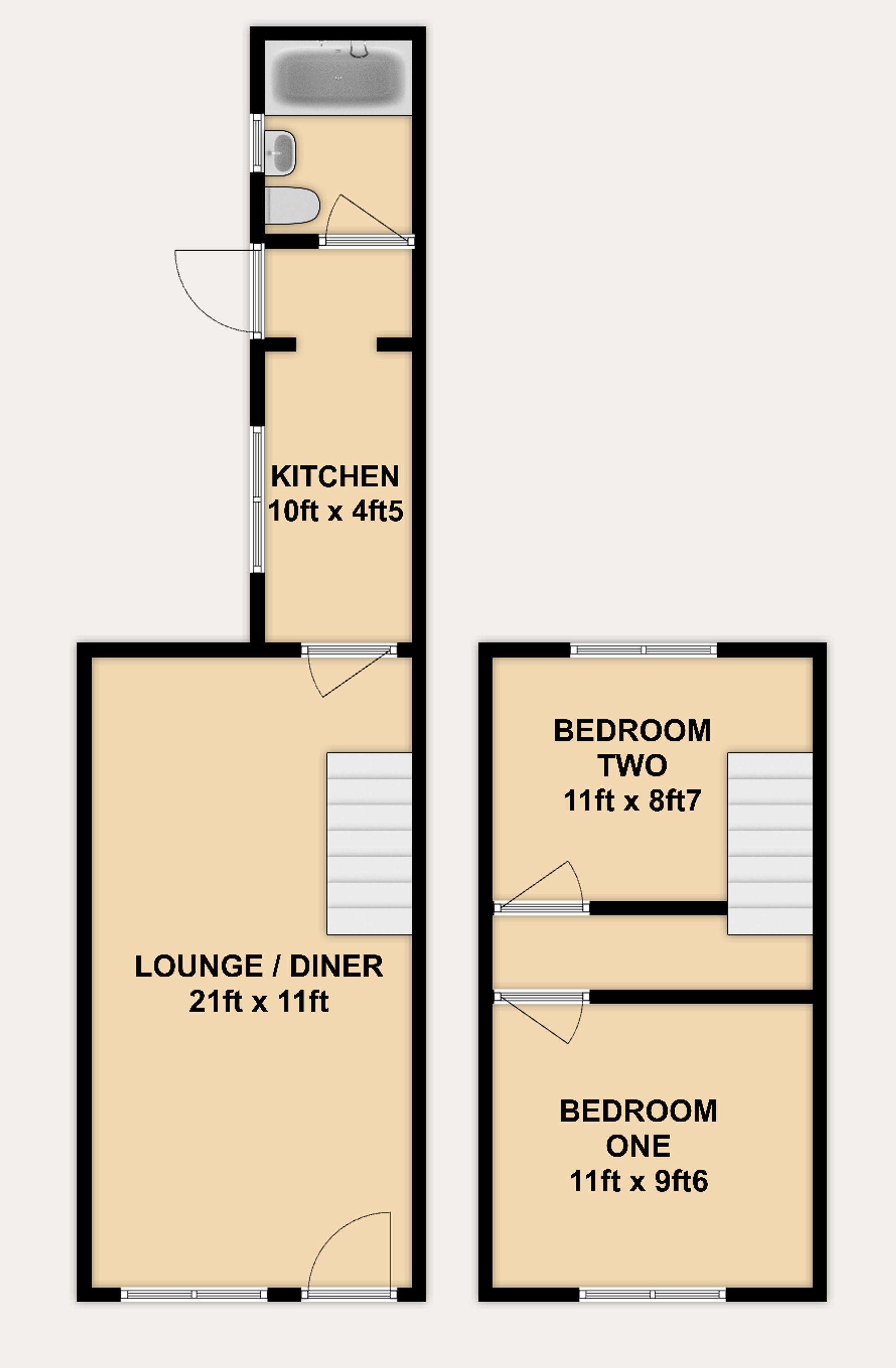 17 Drury Lane, Buckley floorplan