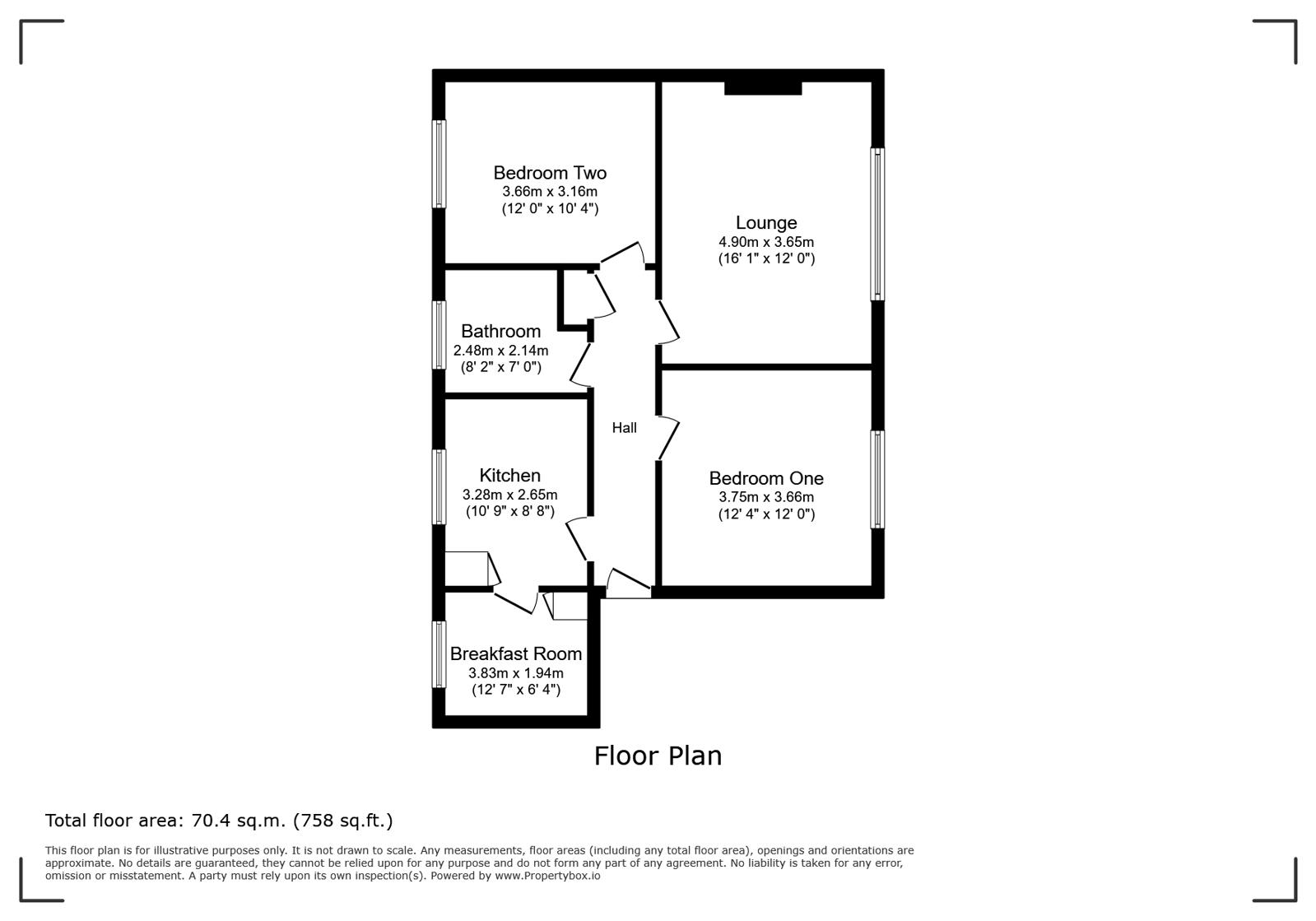 33, Meadway Court, Worthing floorplan