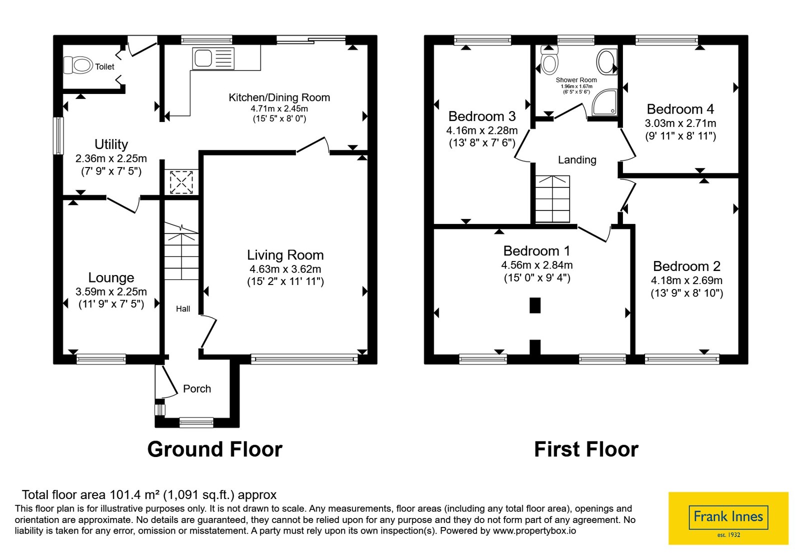 1, Winchester Drive, Staffordshire floorplan