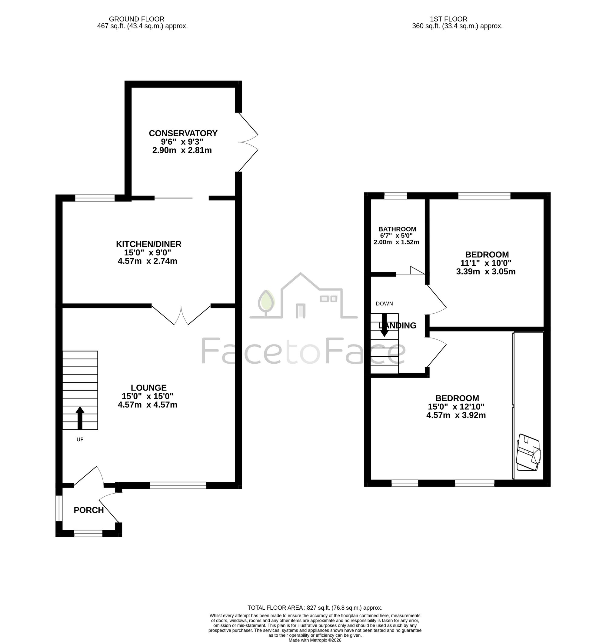 2 Frieldhurst Road, Todmorden floorplan