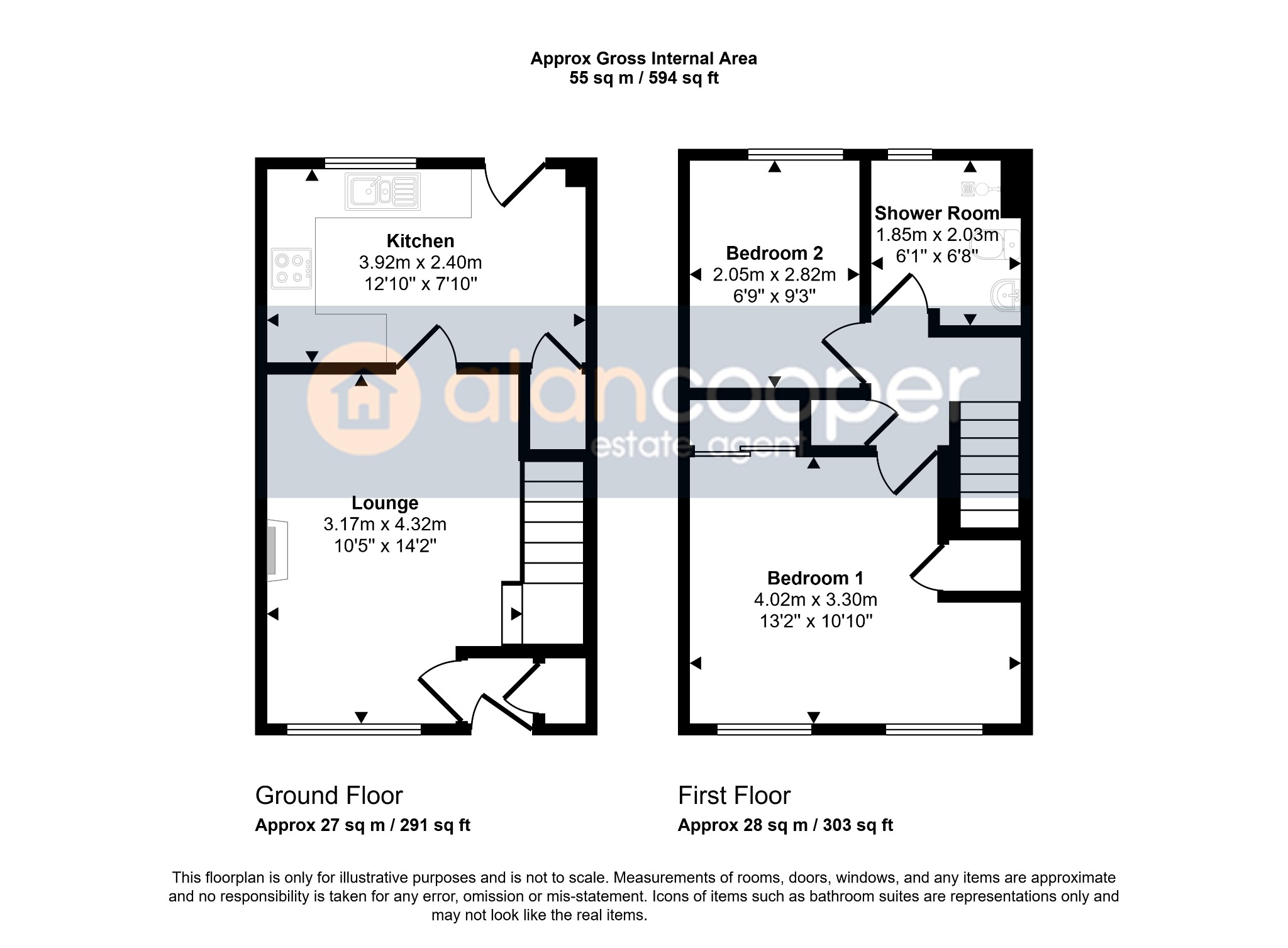 76 Kenilworth Drive, Nuneaton, Warwickshire floorplan