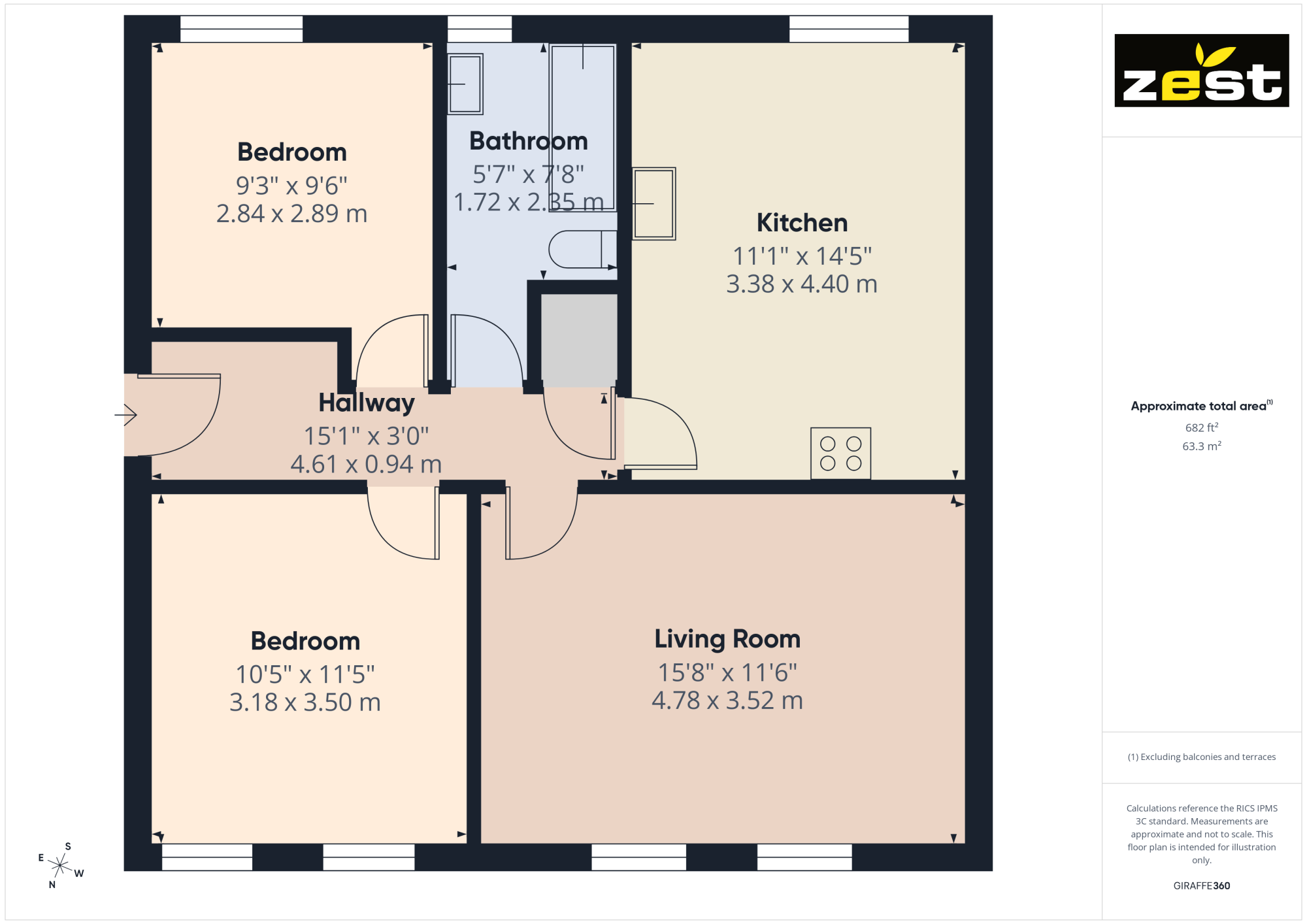32, Ha'Penny Bridge Way, Hull floorplan