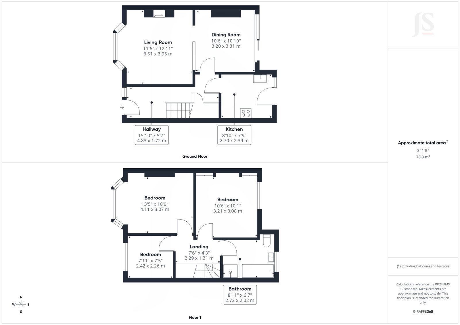 66, Hertford Road, Brighton floorplan