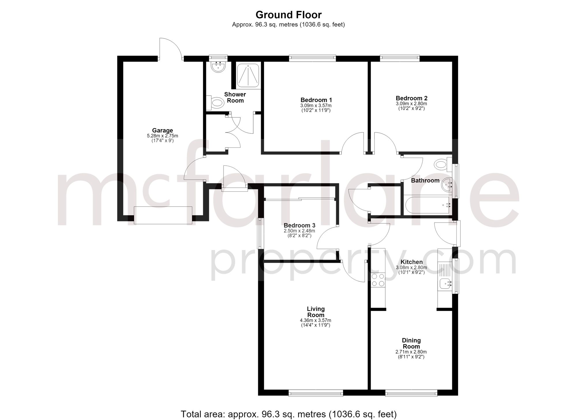 54 Courtbrook, Fairford floorplan