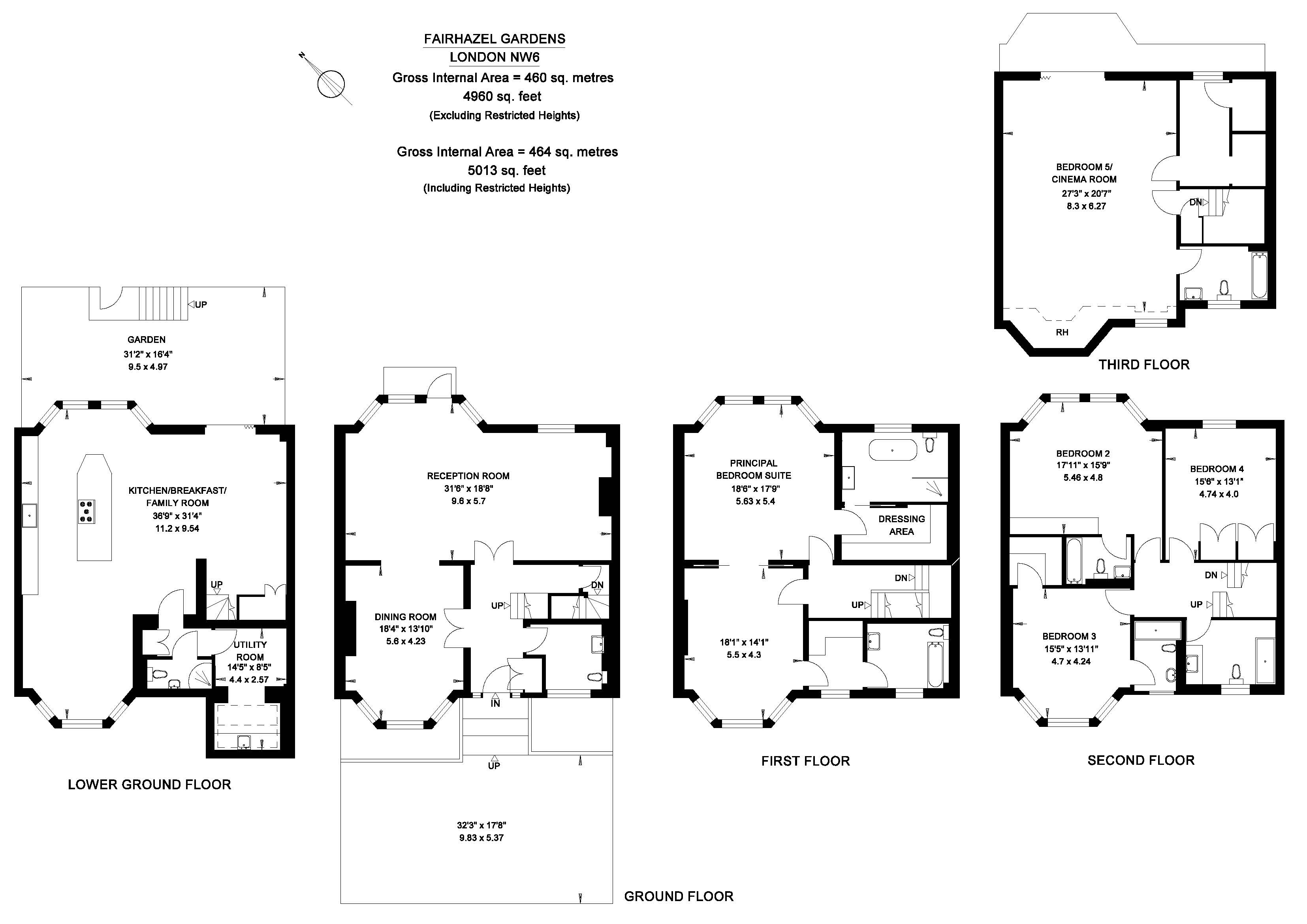 5 Bedrooms Detached house for sale in Fairhazel Gardens, London NW6