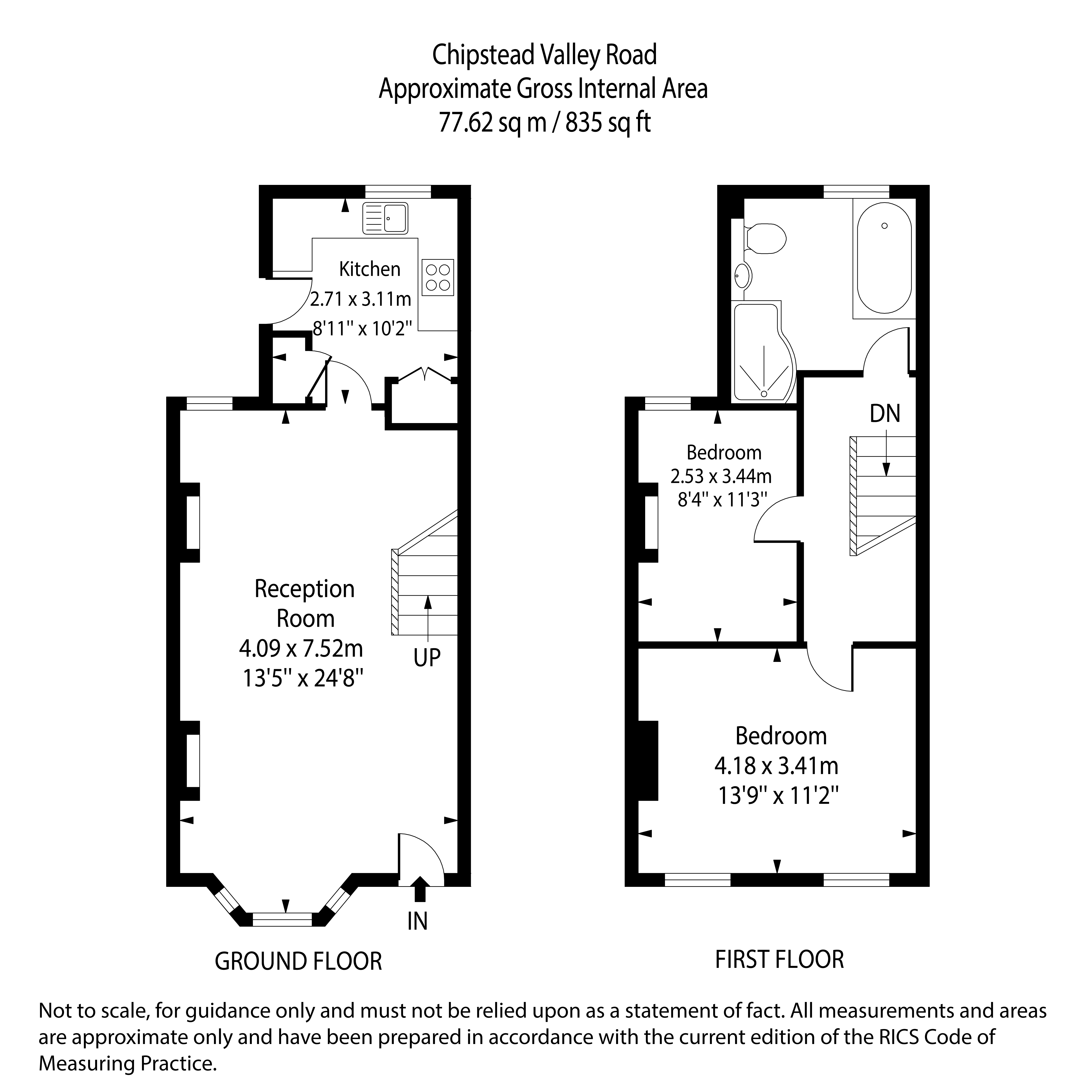 168, Chipstead Valley Road, Coulsdon floorplan