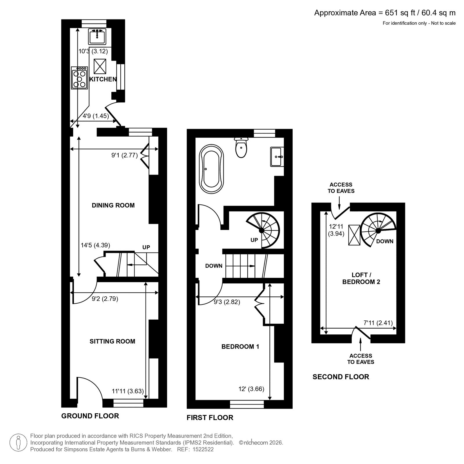 179, Brighton Road, Godalming floorplan