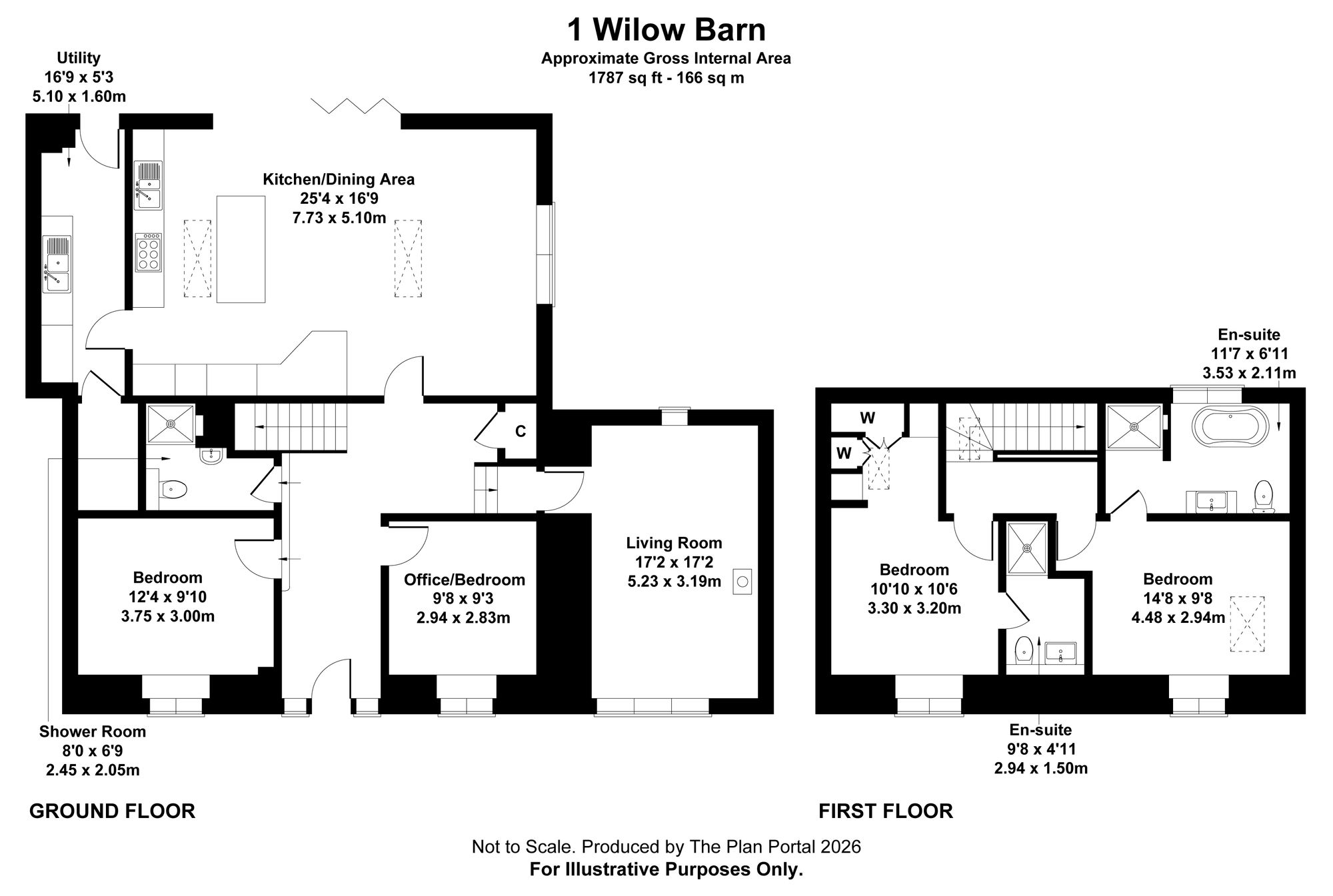 1 Willow Barn, Penrith floorplan