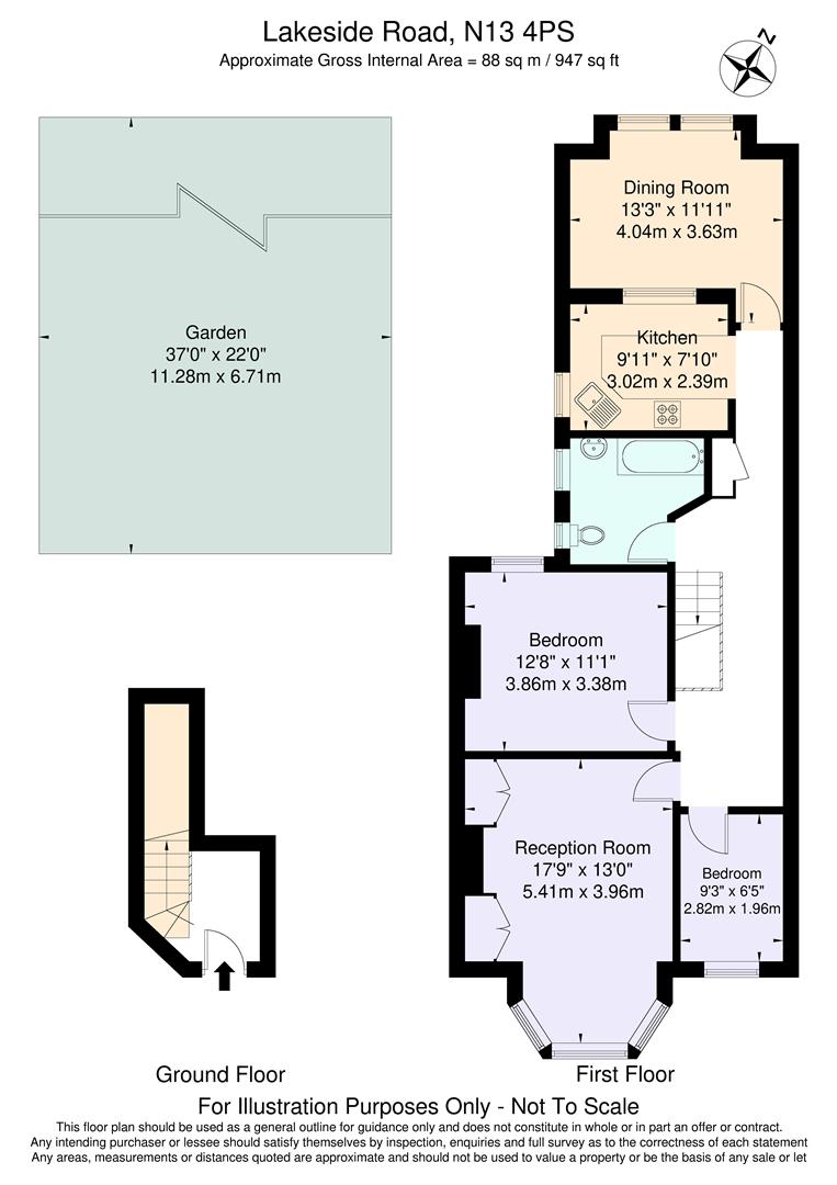 77a, Lakeside Road, London floorplan