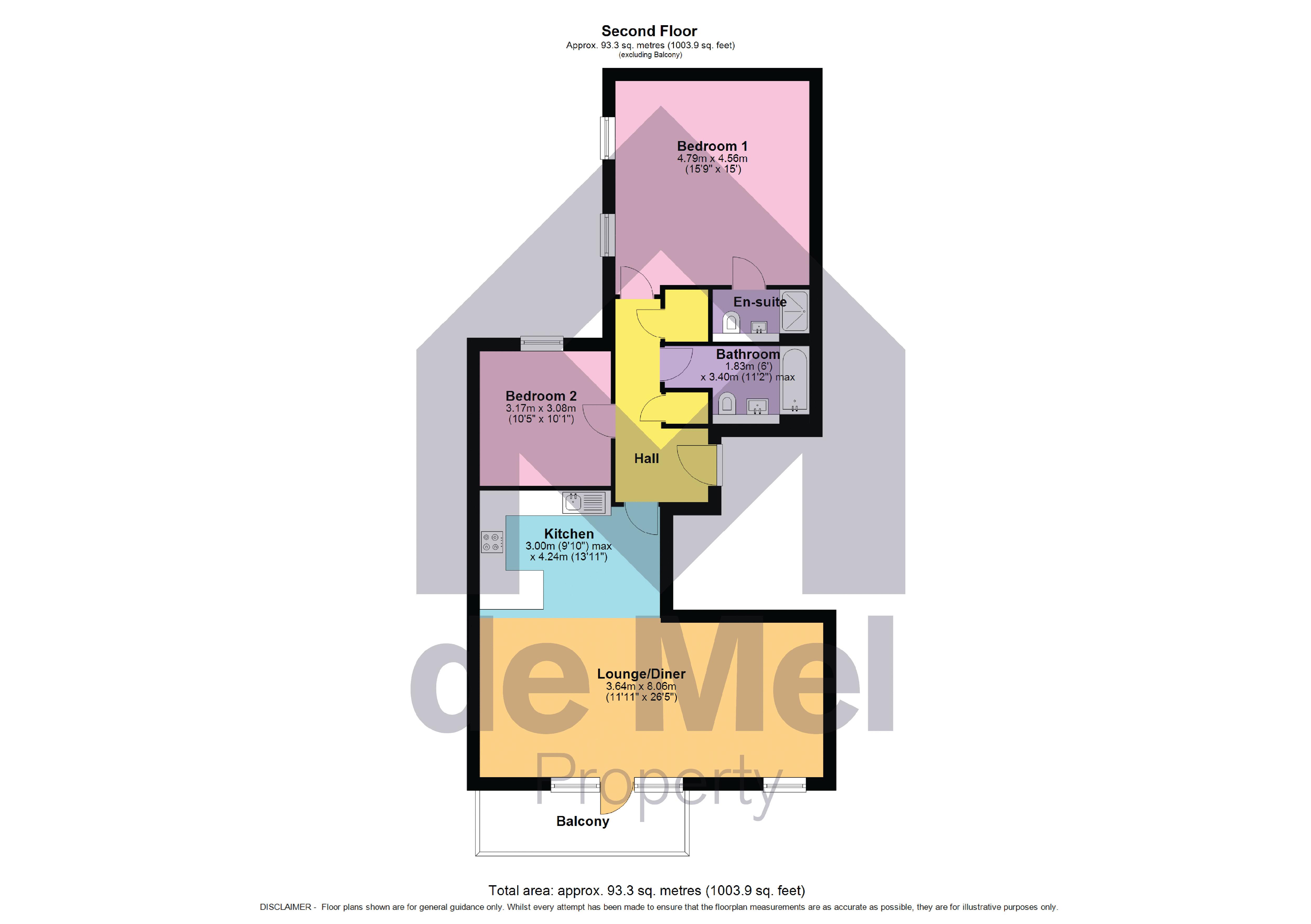 10 Hartley Court, Pittville Circus Road, Cheltenham floorplan