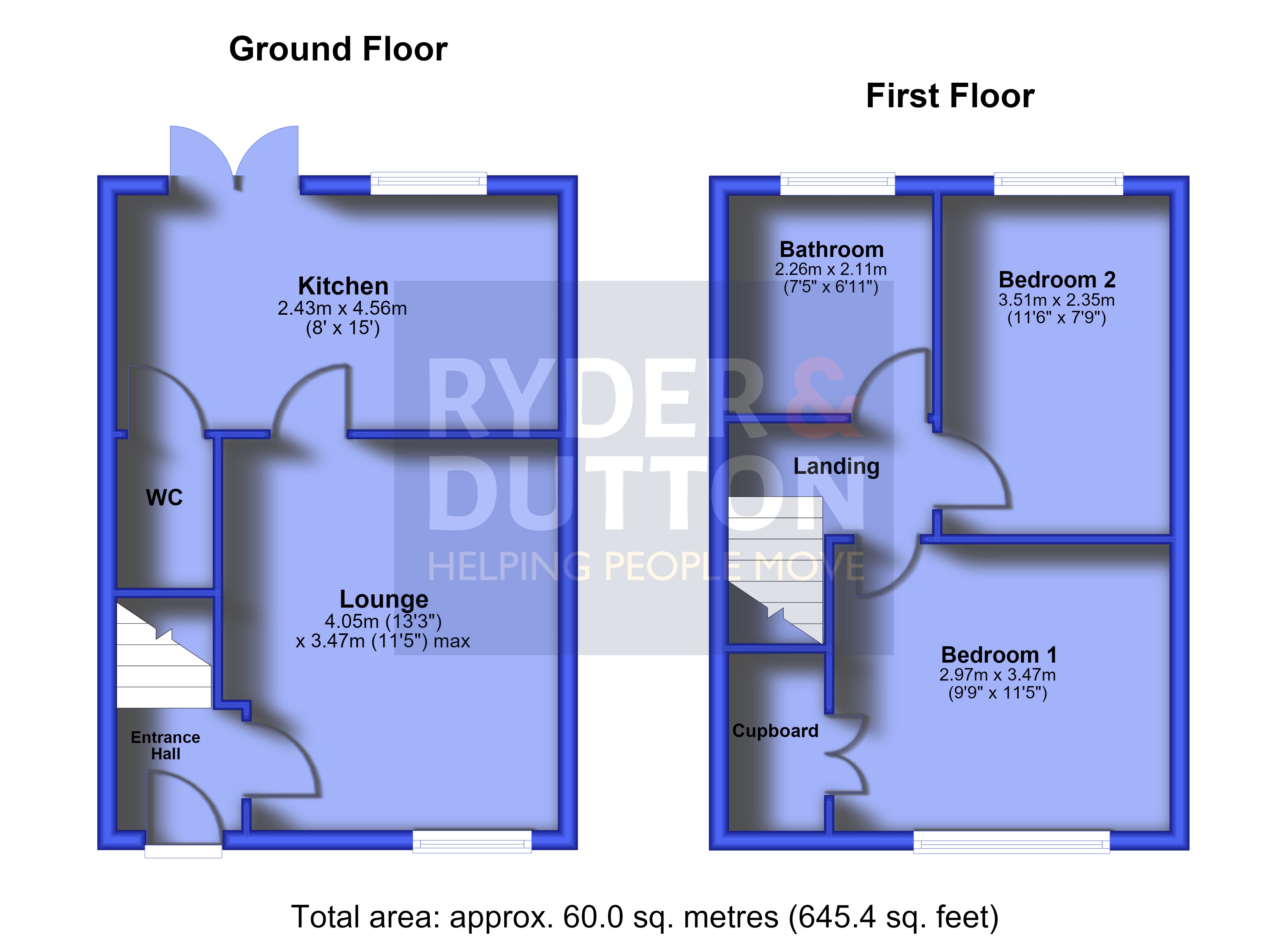 97, Constable Drive, Rochdale floorplan