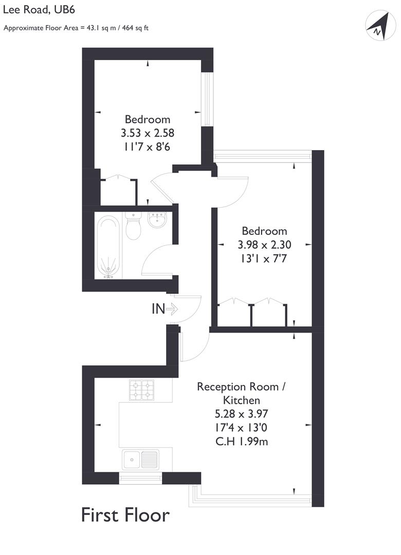Lee Road, Perivale Greenford floorplan