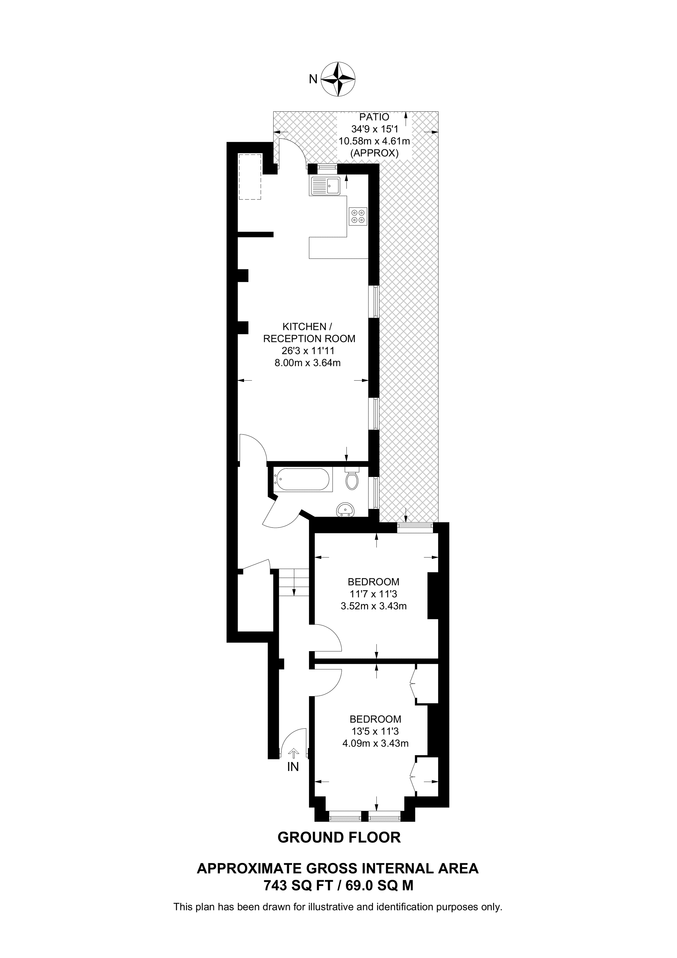 2 bed flat for sale in Ormiston Grove, Shepherd's Bush, London W12
