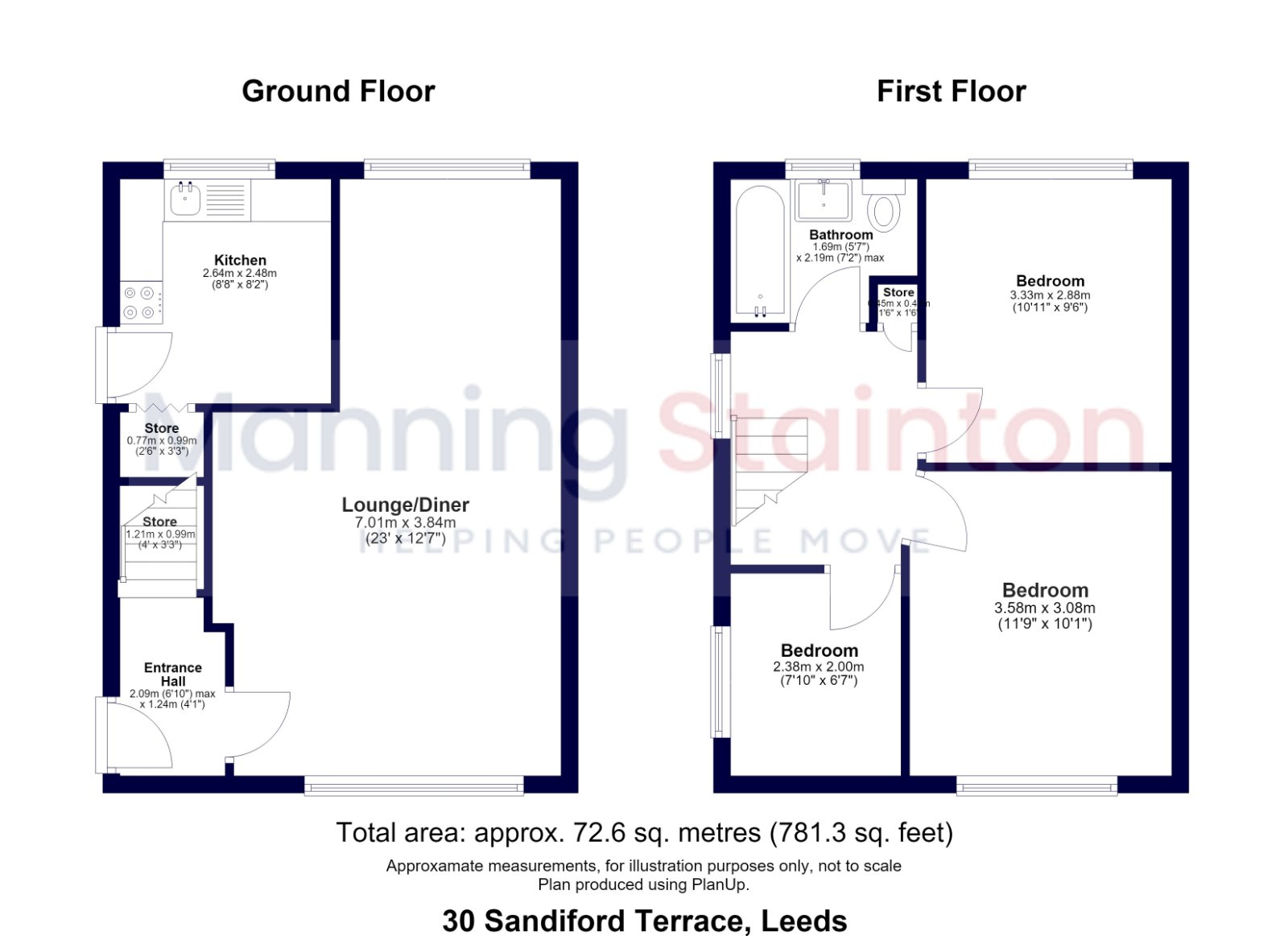 30, Sandiford Terrace, West Yorkshire floorplan