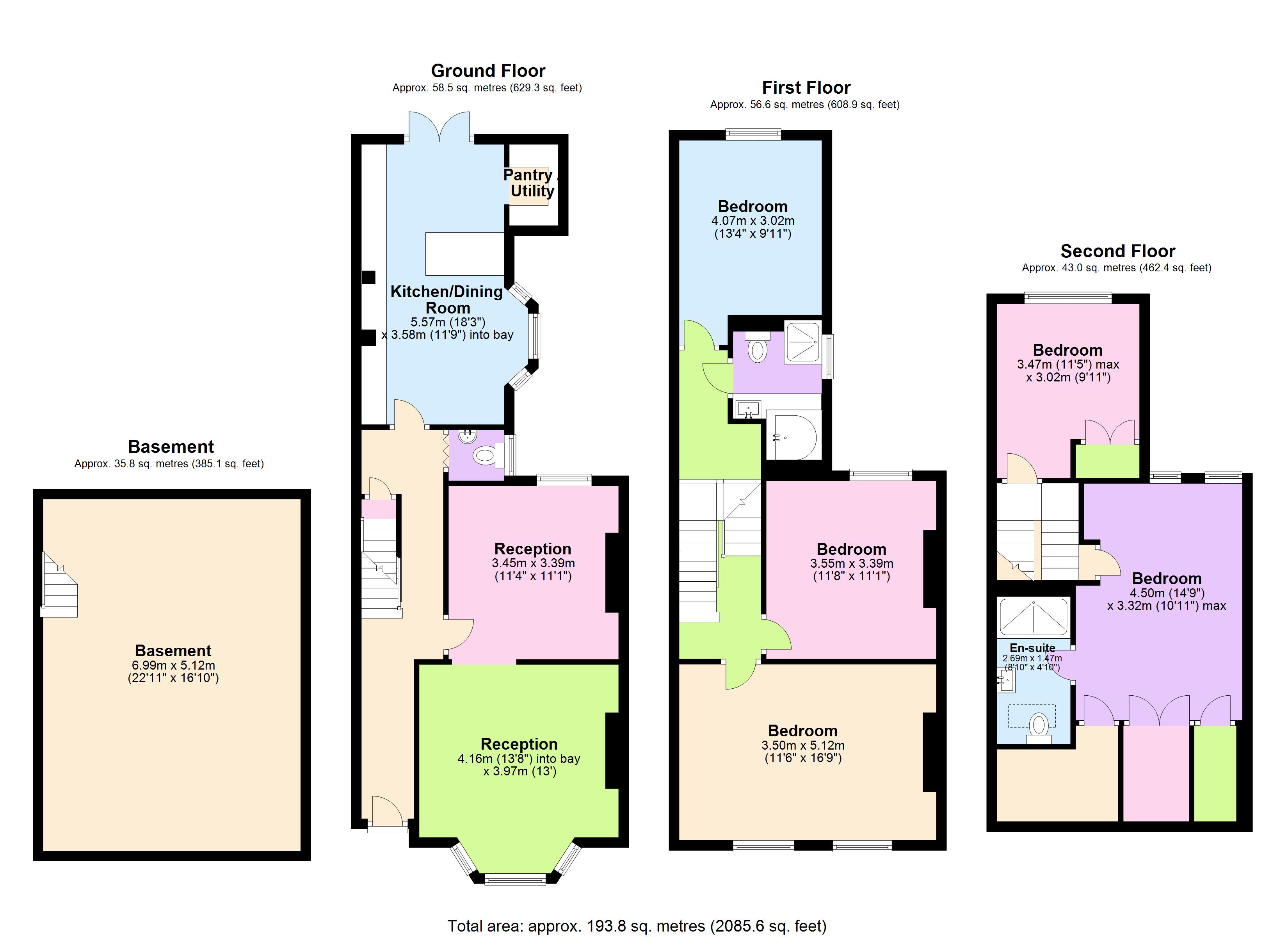 Delafield Road, Charlton, London SE7, 5 bedroom end terrace house for