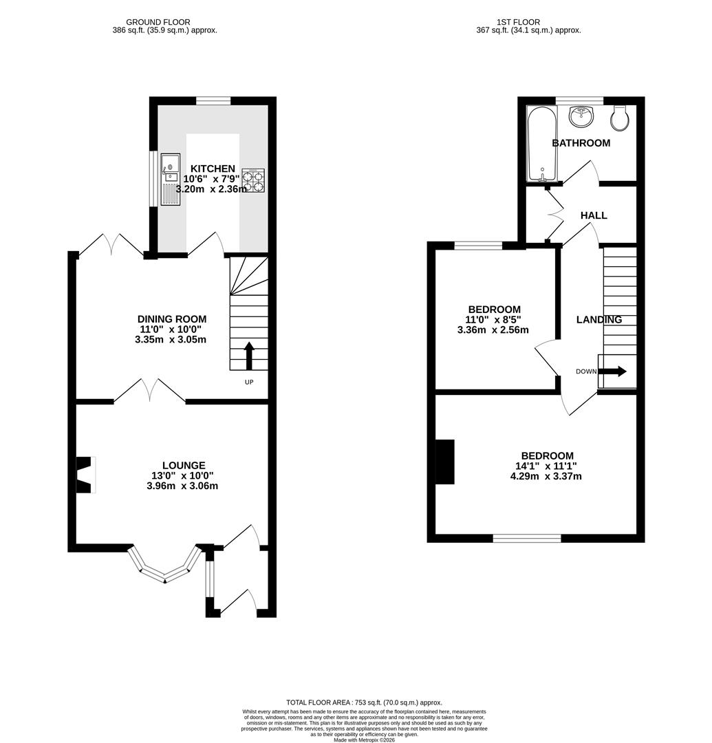 128, Beechcroft Road, Swindon floorplan