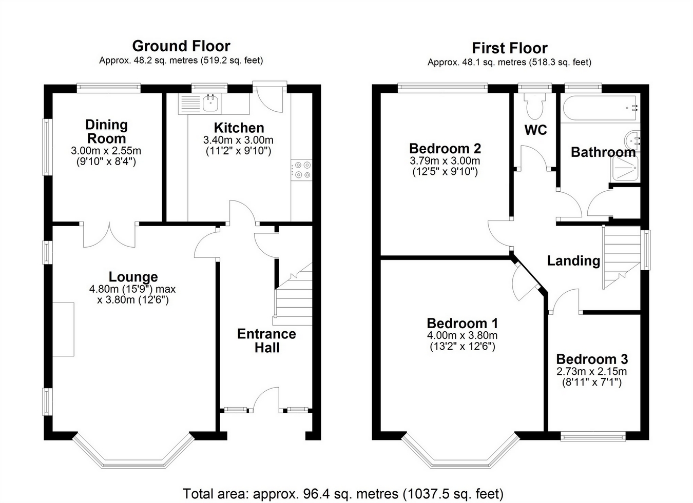 3 Bedrooms Detached house for sale in Florence Gardens, Staines-Upon-Thames, Surrey TW18