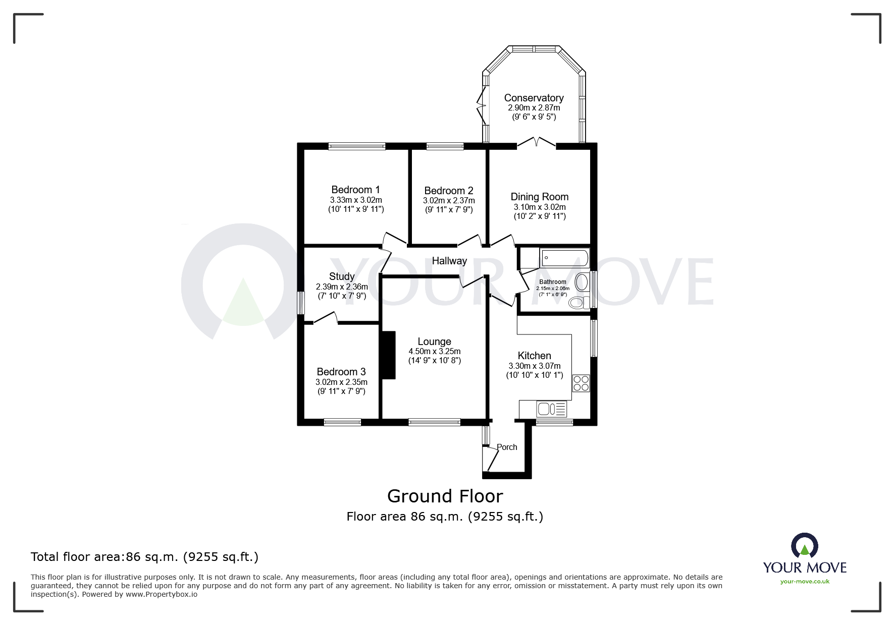 9, St. Helens Avenue, Nottingham floorplan