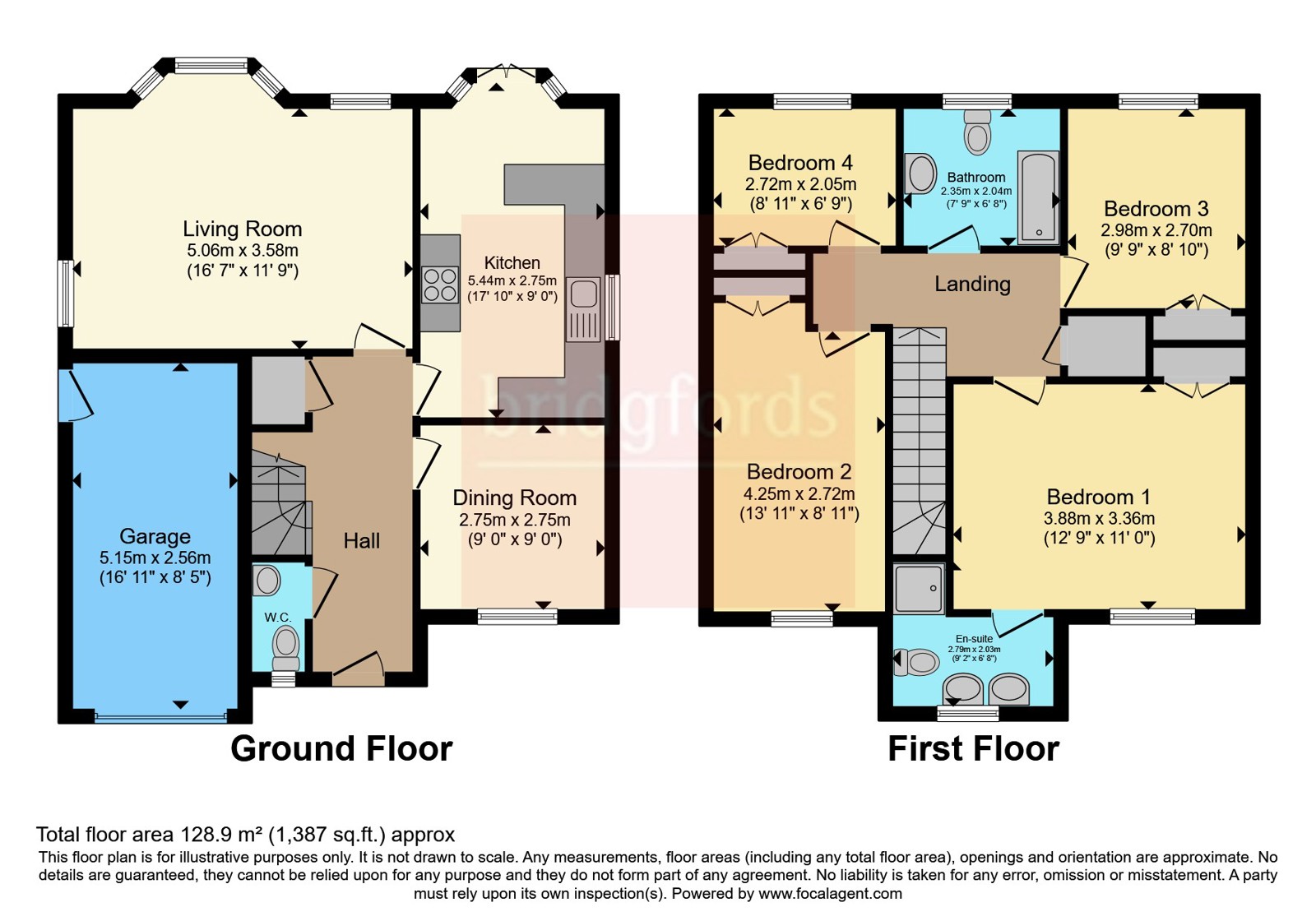 5, Redacre Close, Warrington floorplan