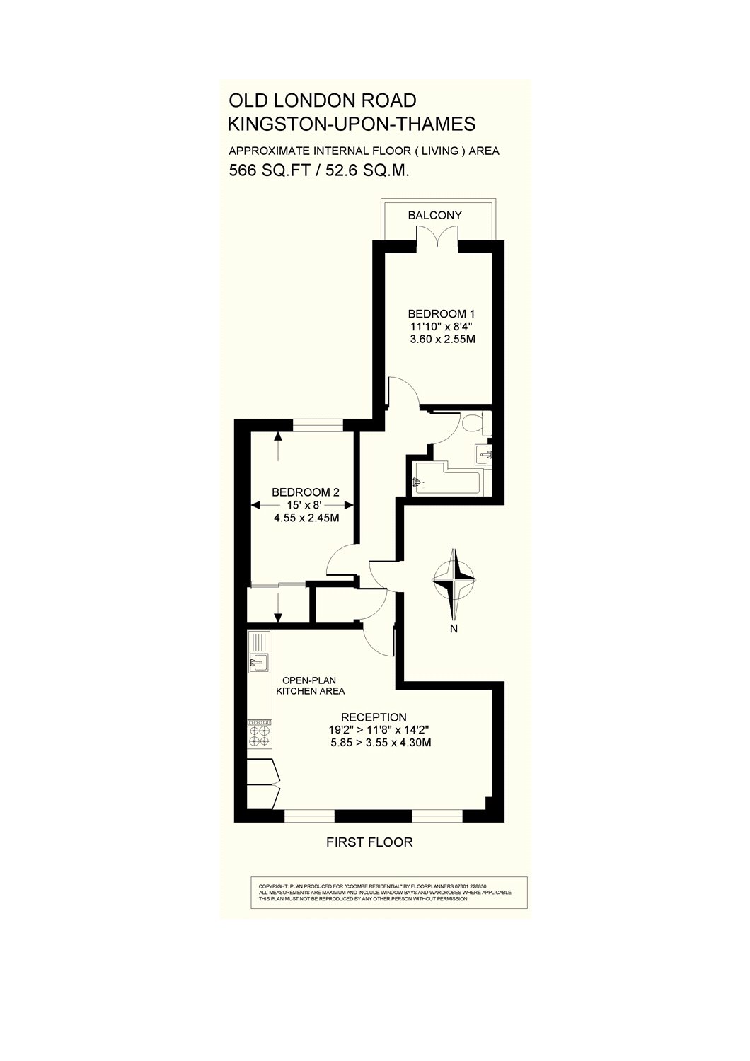 2 Bedrooms Flat to rent in Old London Road, Kingston Upon Thames KT2