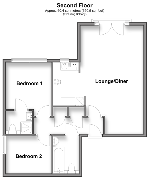 Wherry Close, Margate floorplan