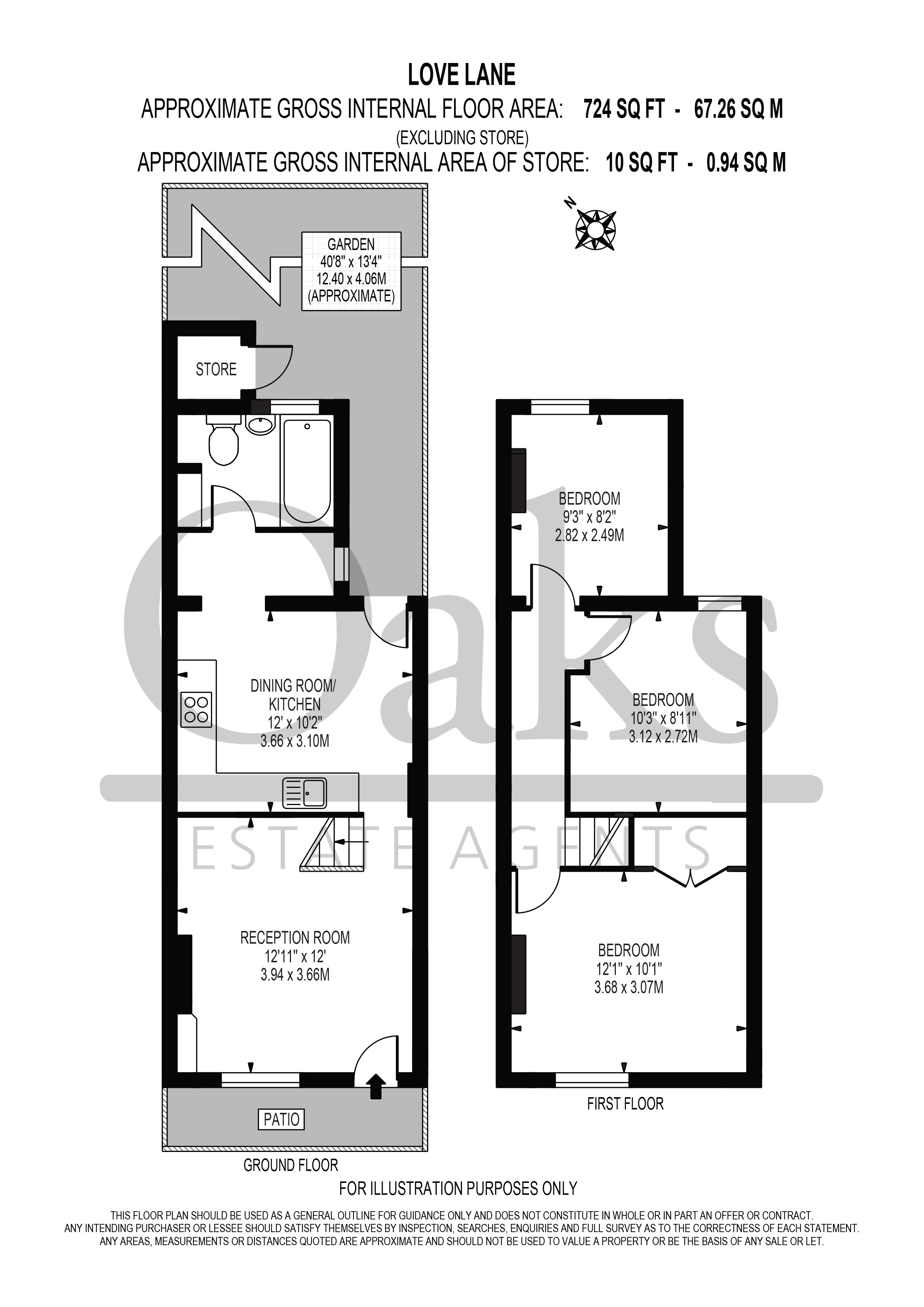 Love Lane, London floorplan